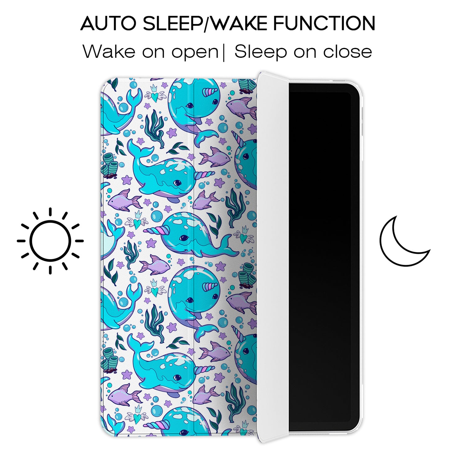Cavka Apple iPad Smart Cover Kawaii Cute Unicorn