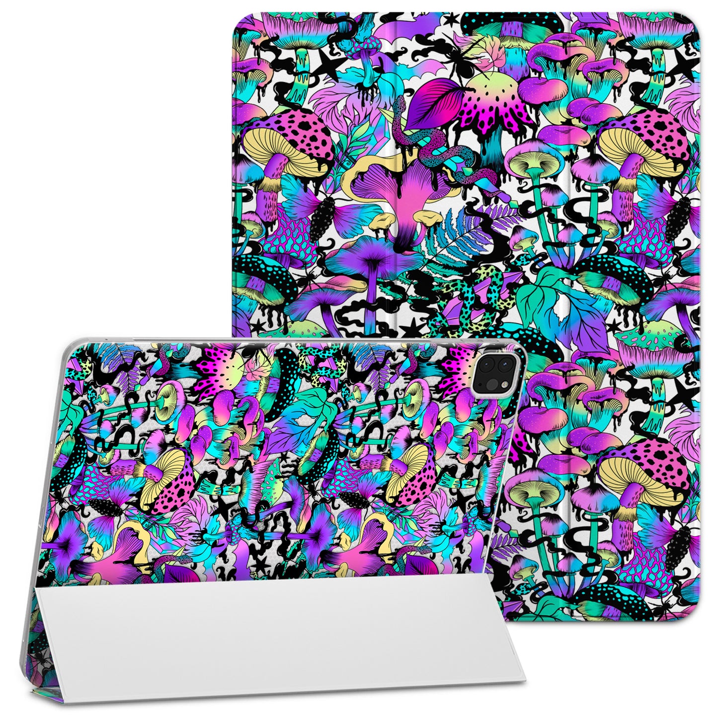 Cavka Apple iPad Smart Cover Purple Trippy Mushrooms