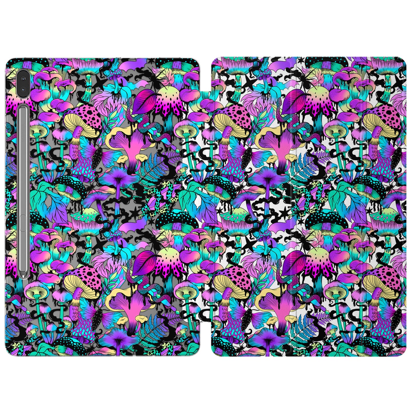 Cavka Apple iPad Smart Cover Purple Trippy Mushrooms