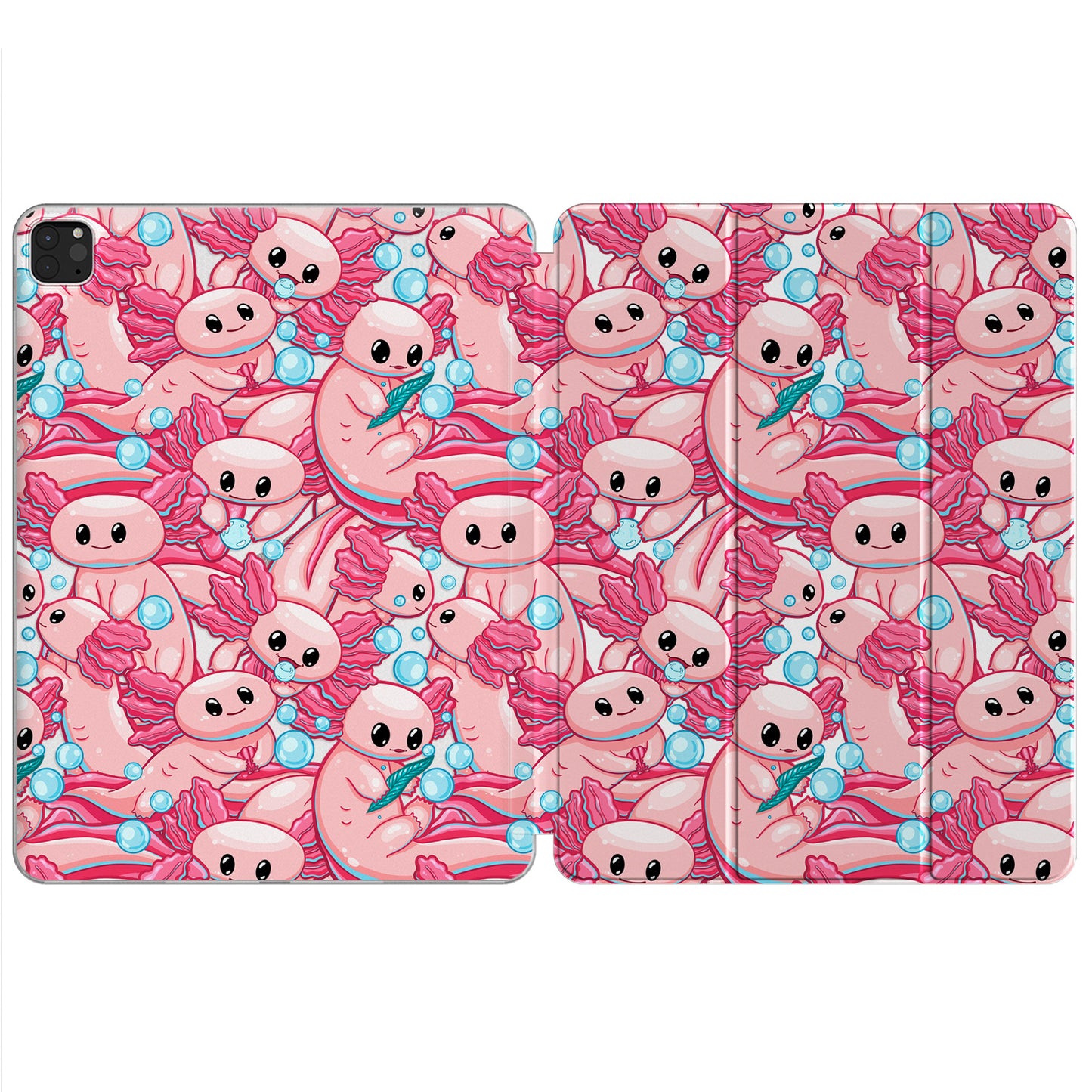 Cavka Apple iPad Smart Cover Cute Pink Axolotl
