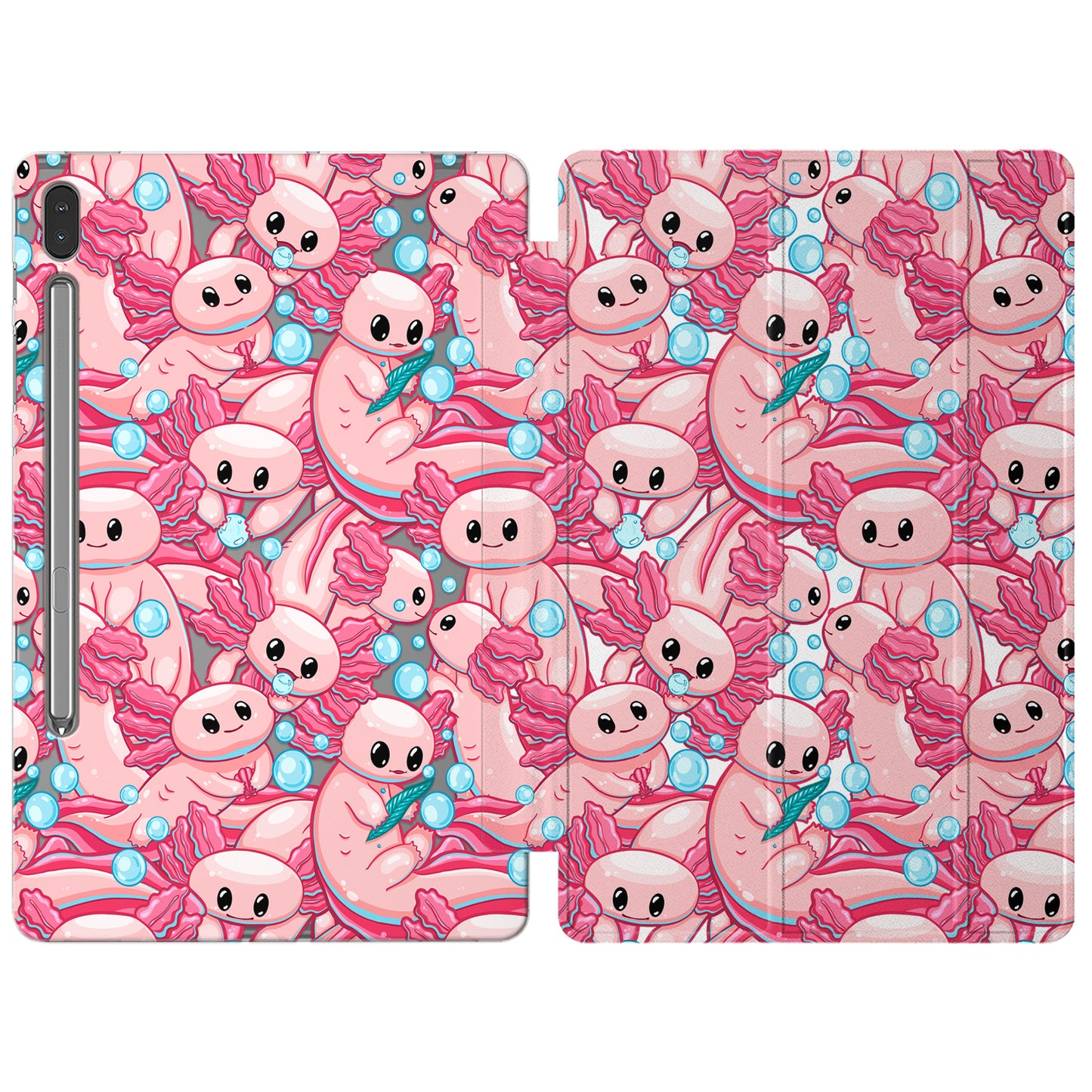 Cavka Apple iPad Smart Cover Cute Pink Axolotl