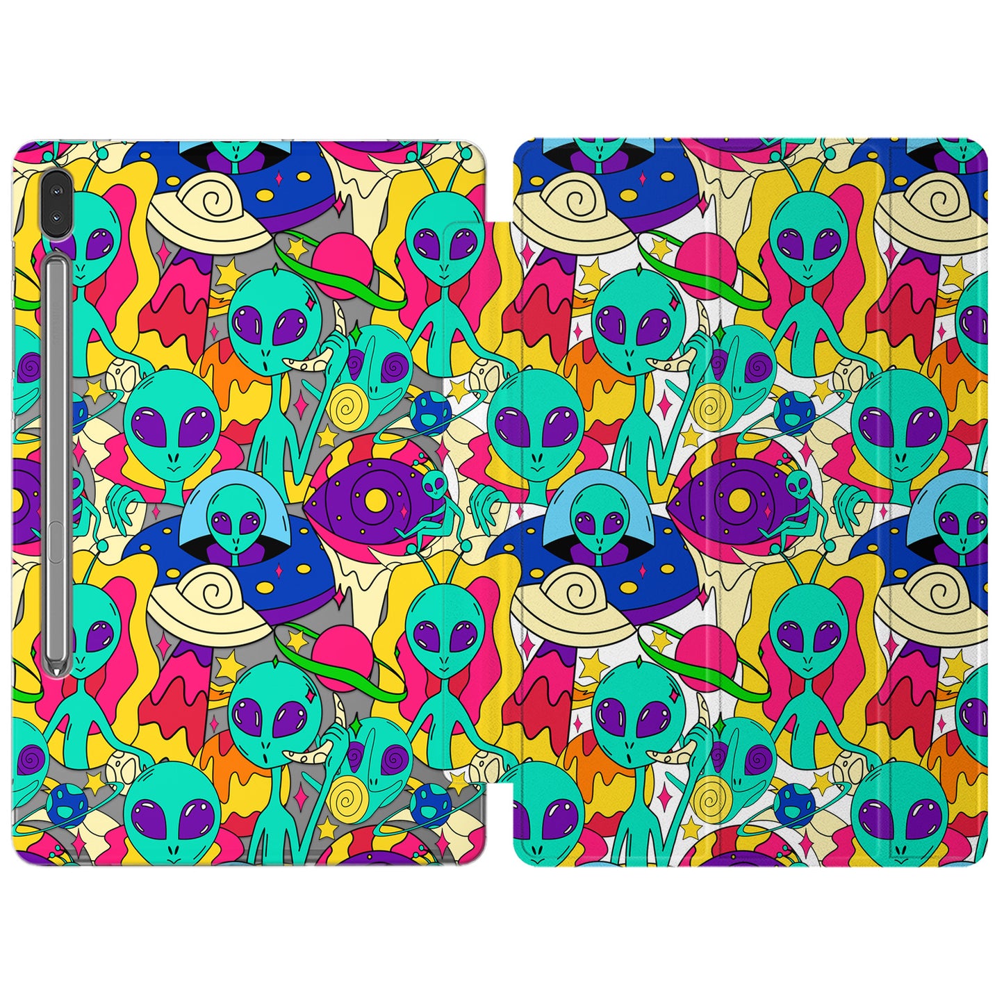 Cavka Apple iPad Smart Cover Alien Cartoon UFO