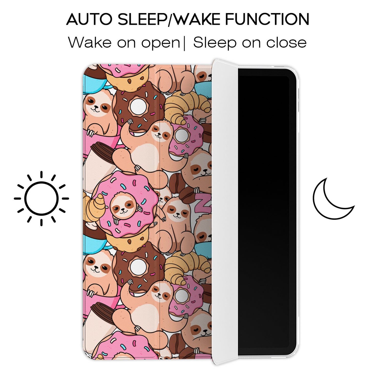Cavka Apple iPad Smart Cover Donut Sloths