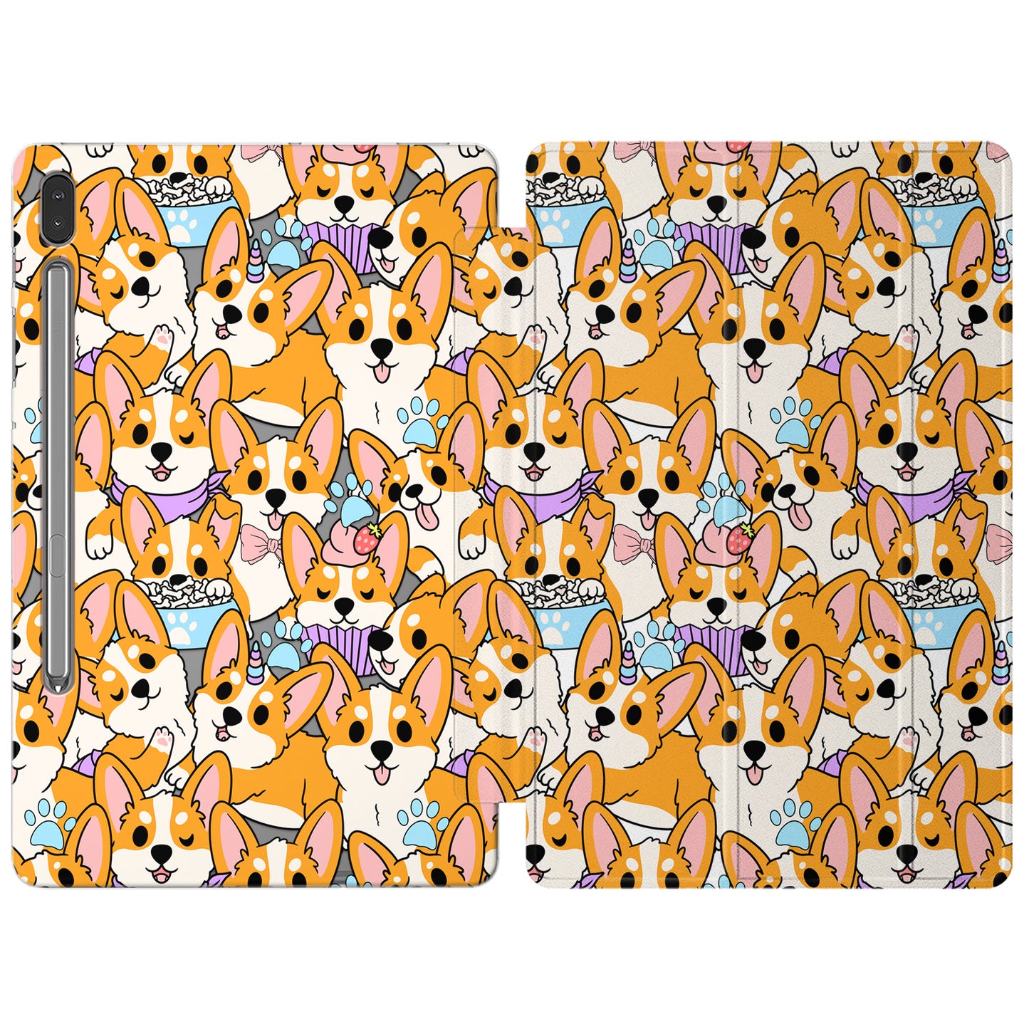 Cavka Apple iPad Smart Cover Corgi Puppy