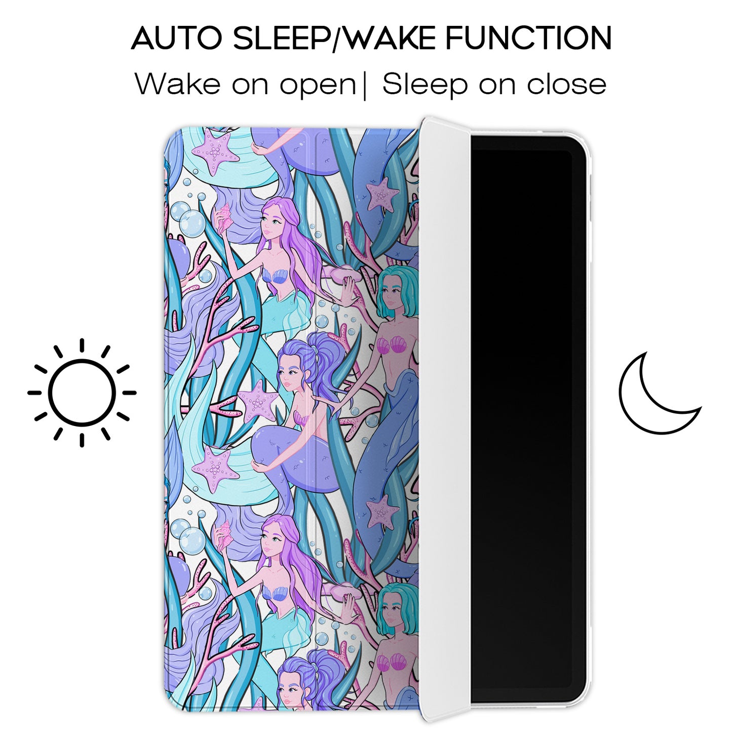 Cavka Apple iPad Smart Cover Cute Mermaids