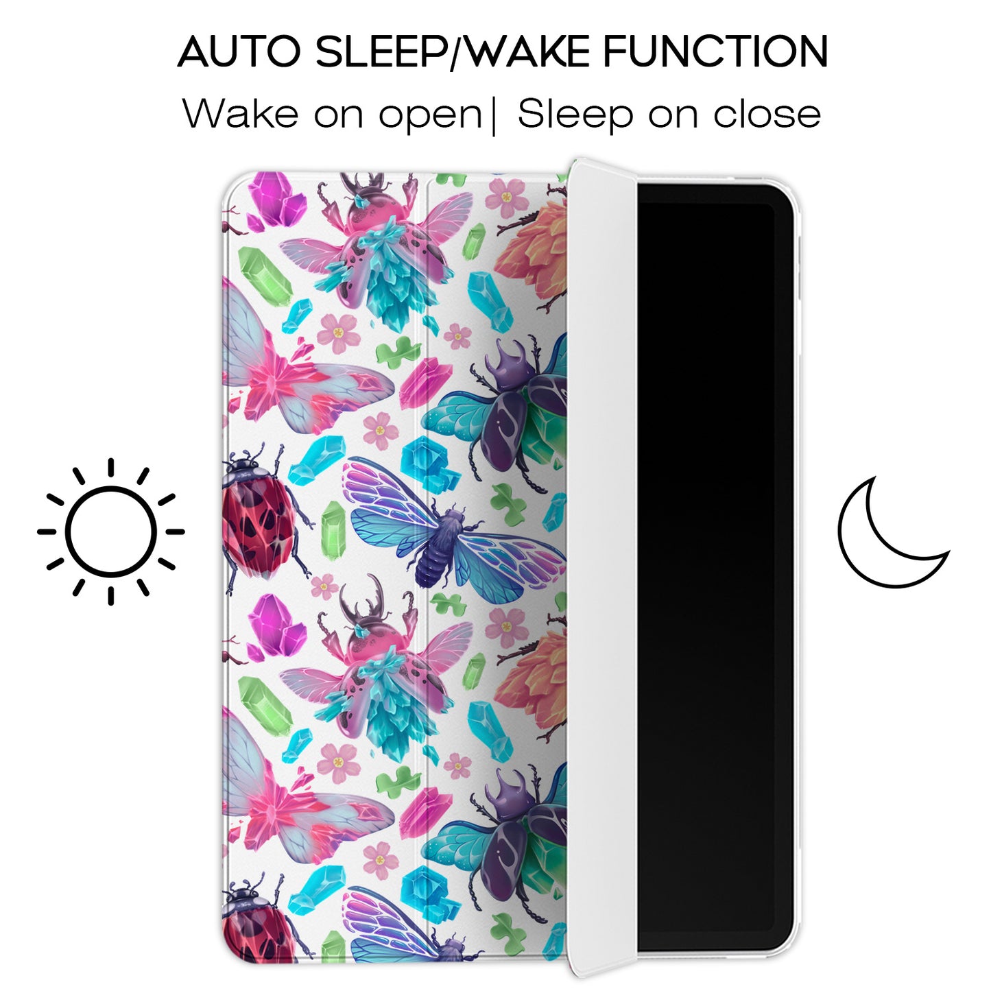 Cavka Apple iPad Smart Cover Crystal Bugs