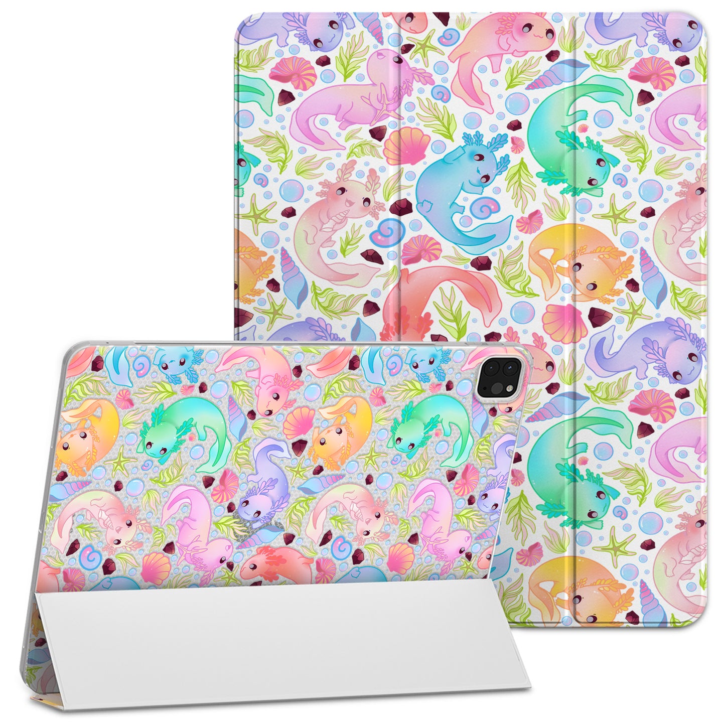Cavka Apple iPad Smart Cover Colored Axolotls