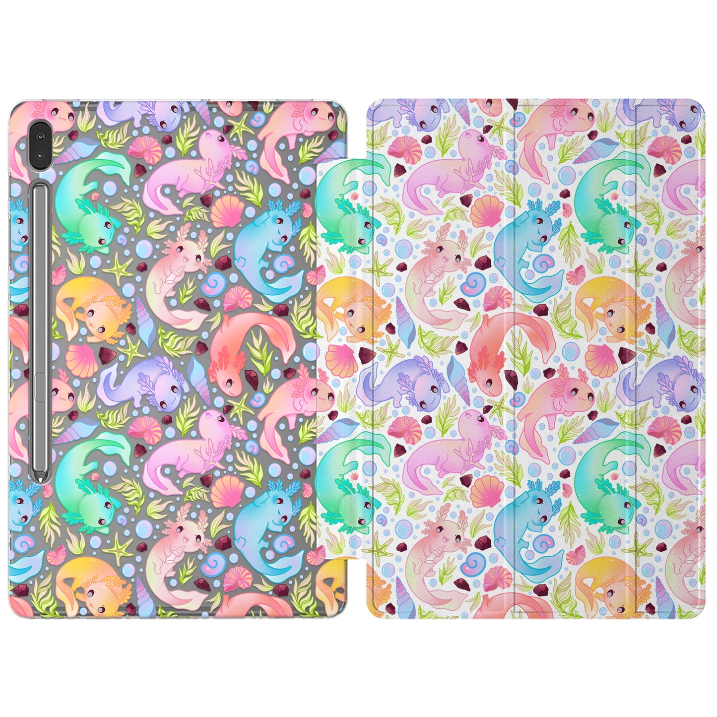 Cavka Apple iPad Smart Cover Colored Axolotls
