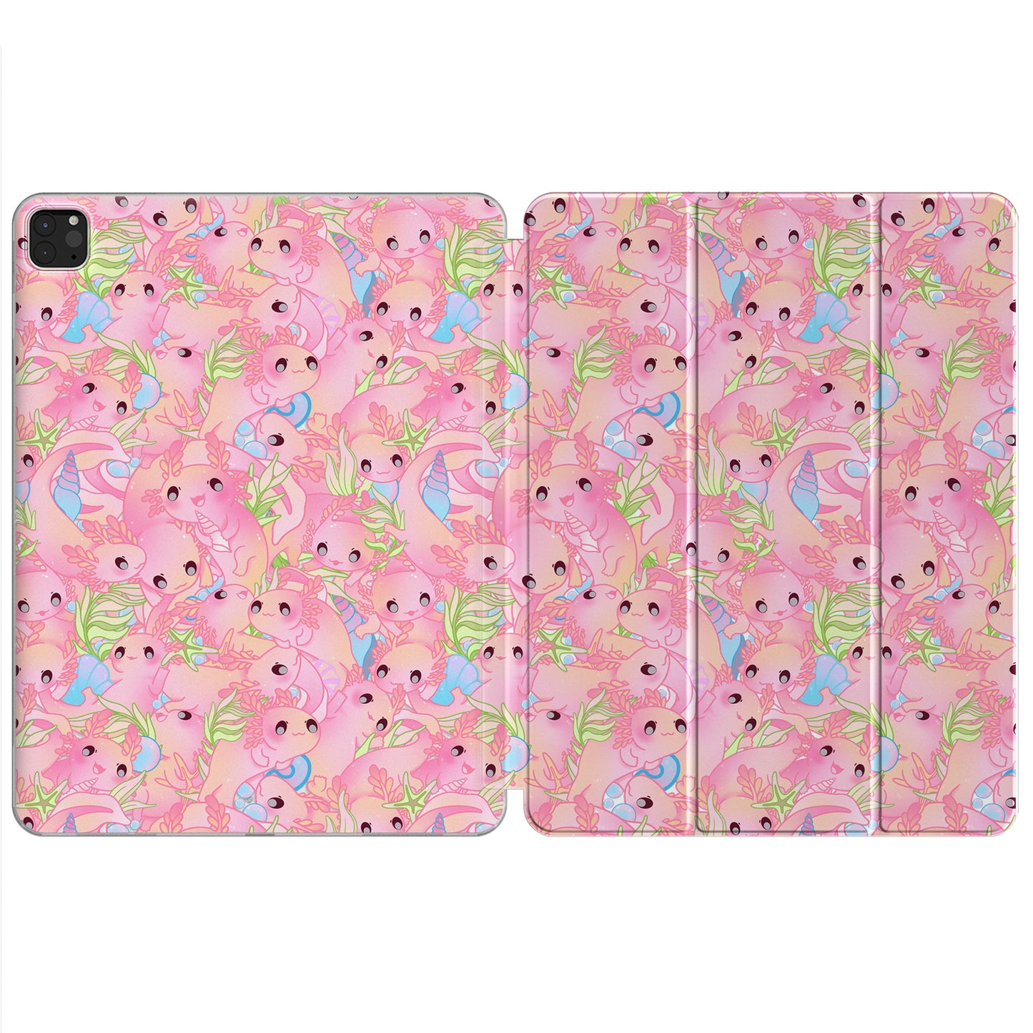 Cavka Apple iPad Smart Cover Cute Axolotl Pattern