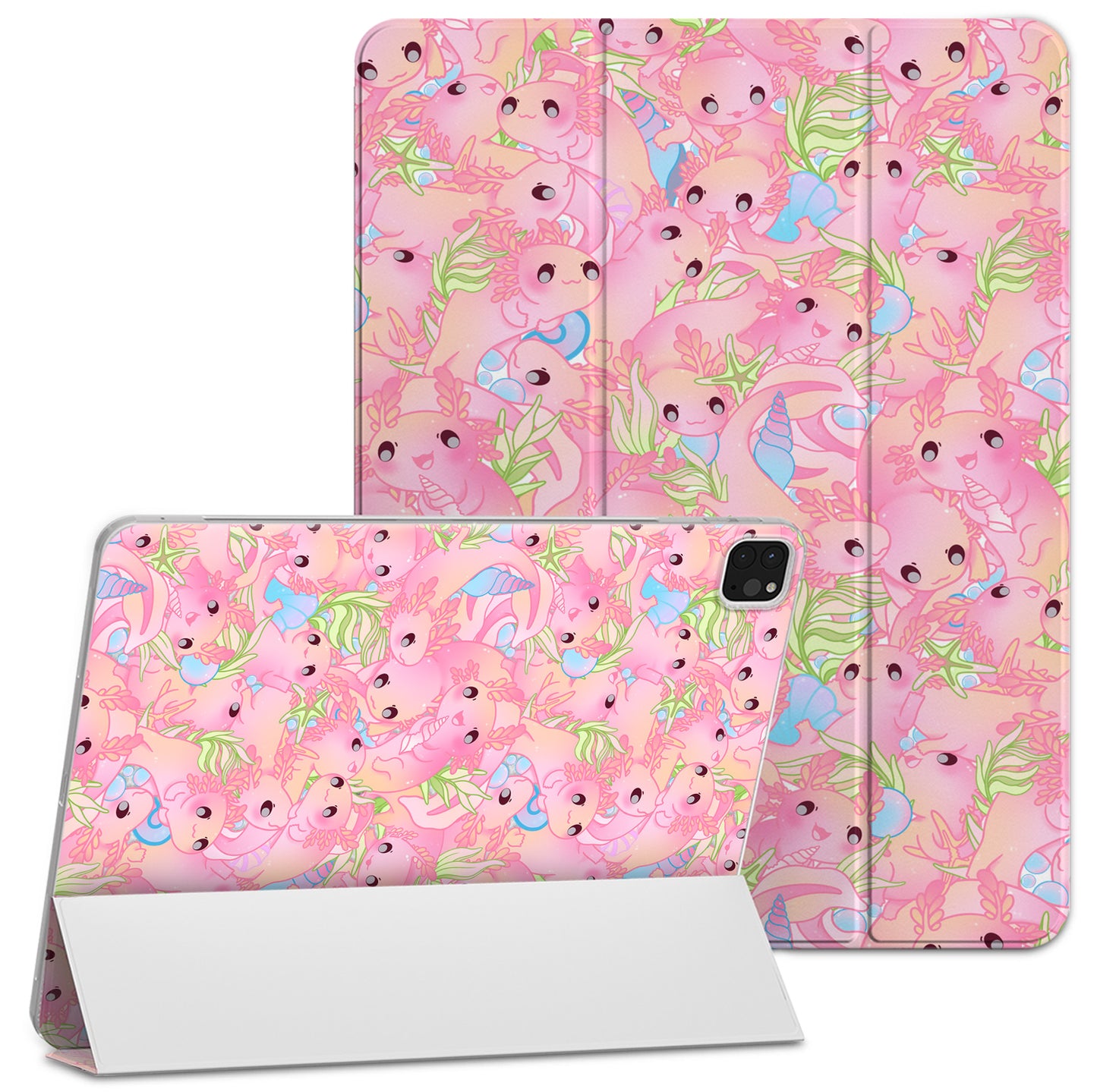 Cavka Apple iPad Smart Cover Cute Axolotl Pattern