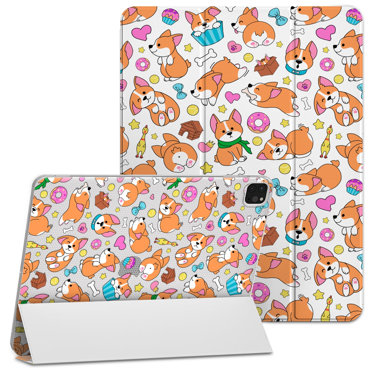 Cavka Apple iPad Smart Cover Corgi Pup Pattern