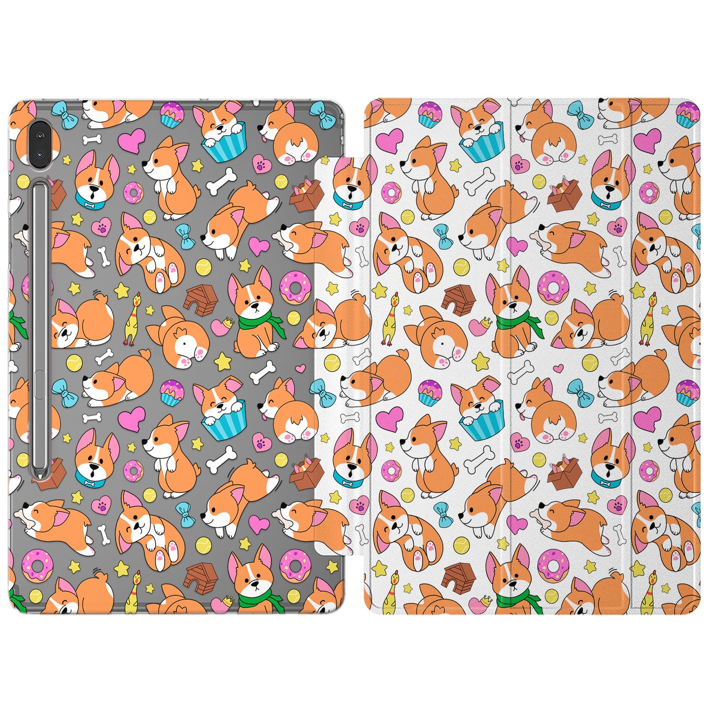 Cavka Apple iPad Smart Cover Corgi Pup Pattern