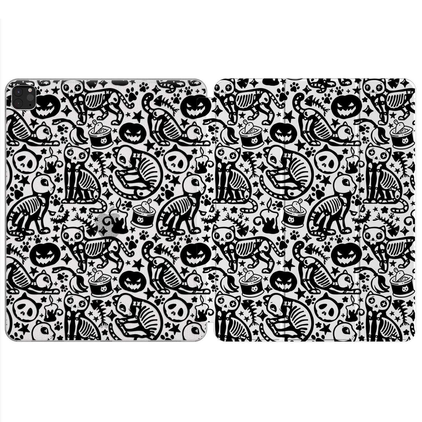 Cavka Apple iPad Smart Cover Ghost Cat Skull