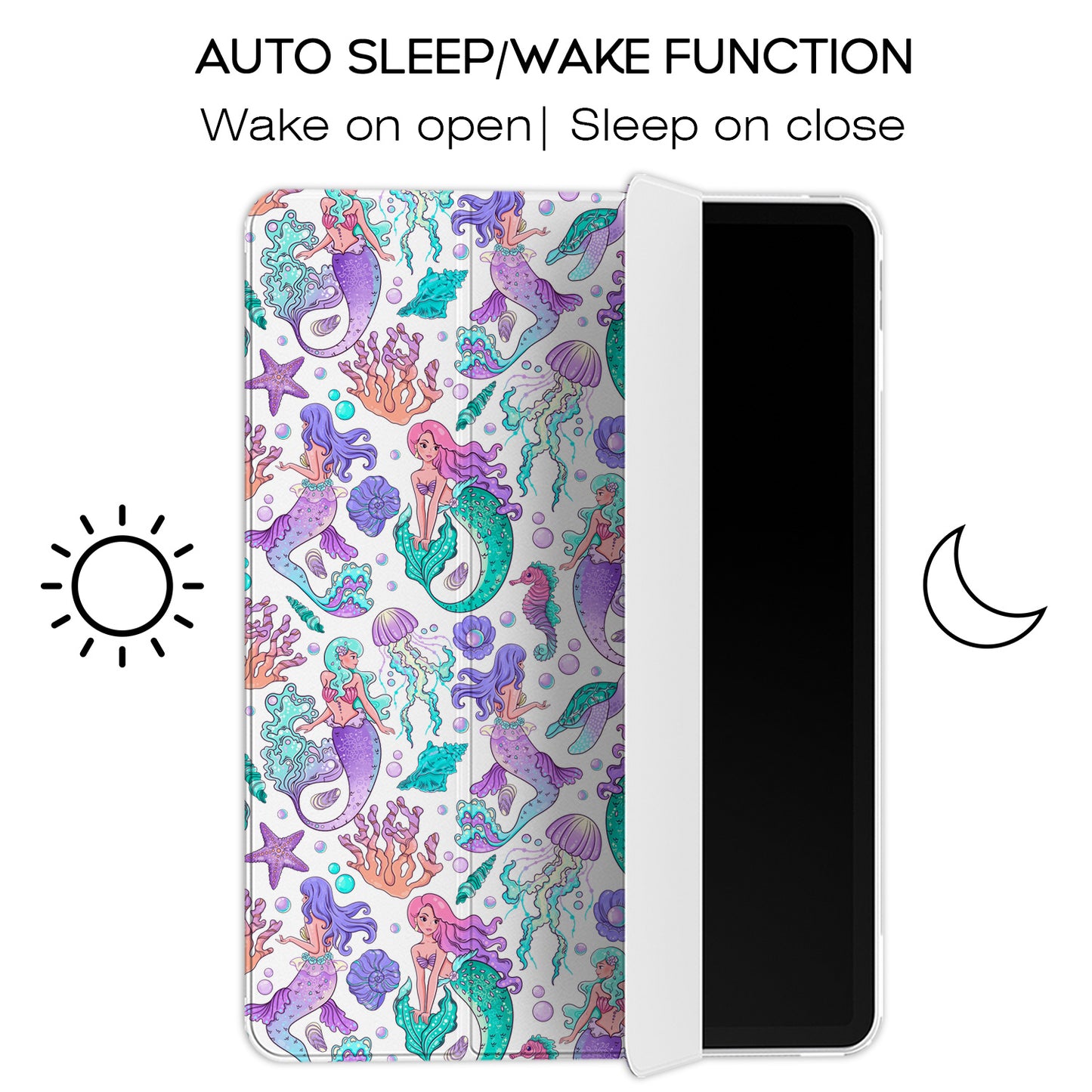 Cavka Apple iPad Smart Cover Cute Little Mermaids