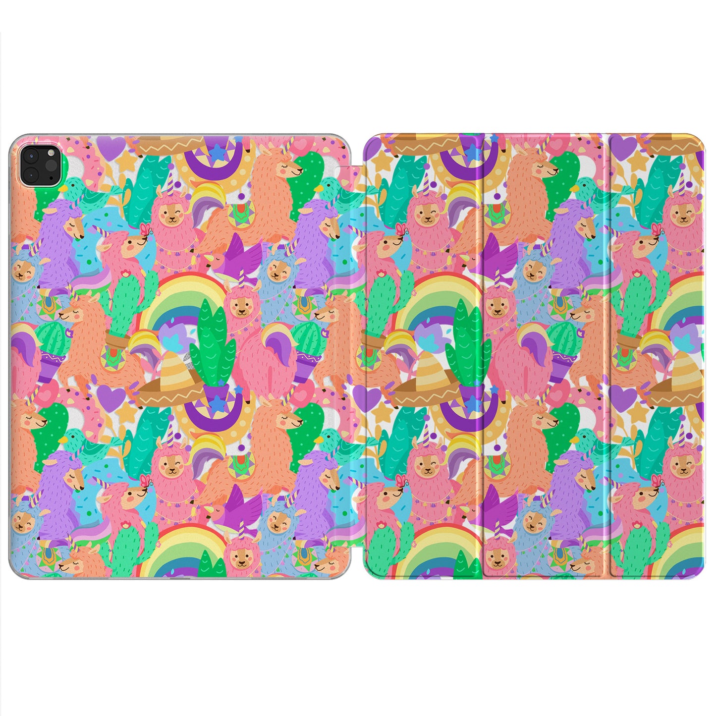Cavka Apple iPad Smart Cover Cute Pink Llama