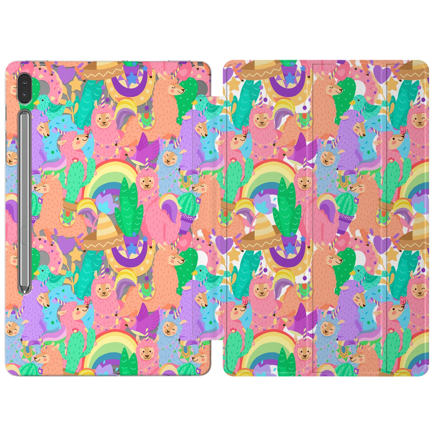 Cavka Apple iPad Smart Cover Cute Pink Llama
