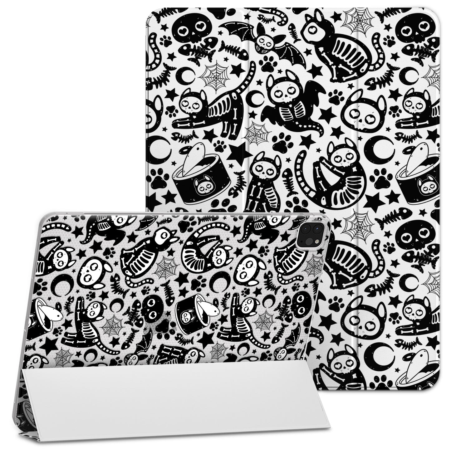 Cavka Apple iPad Smart Cover Halloween Cat Skull