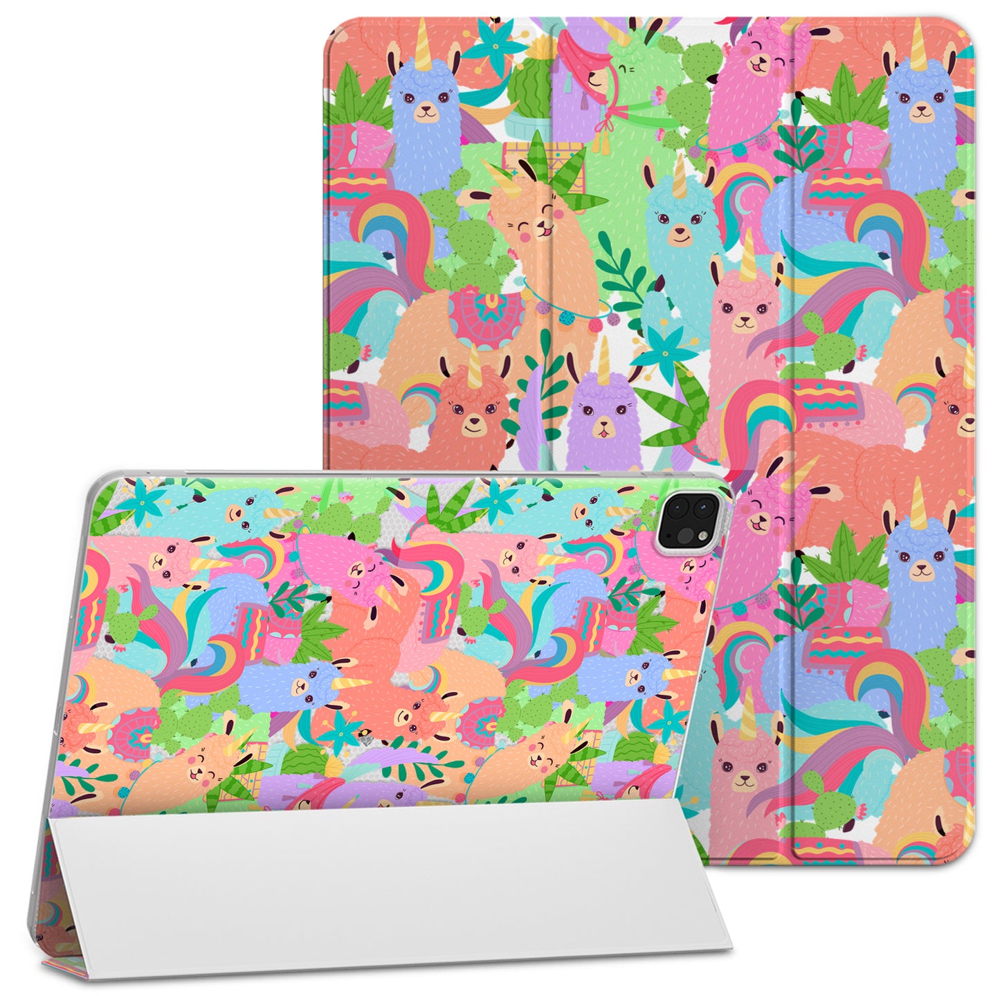 Cavka Apple iPad Smart Cover Pink Llamacorn