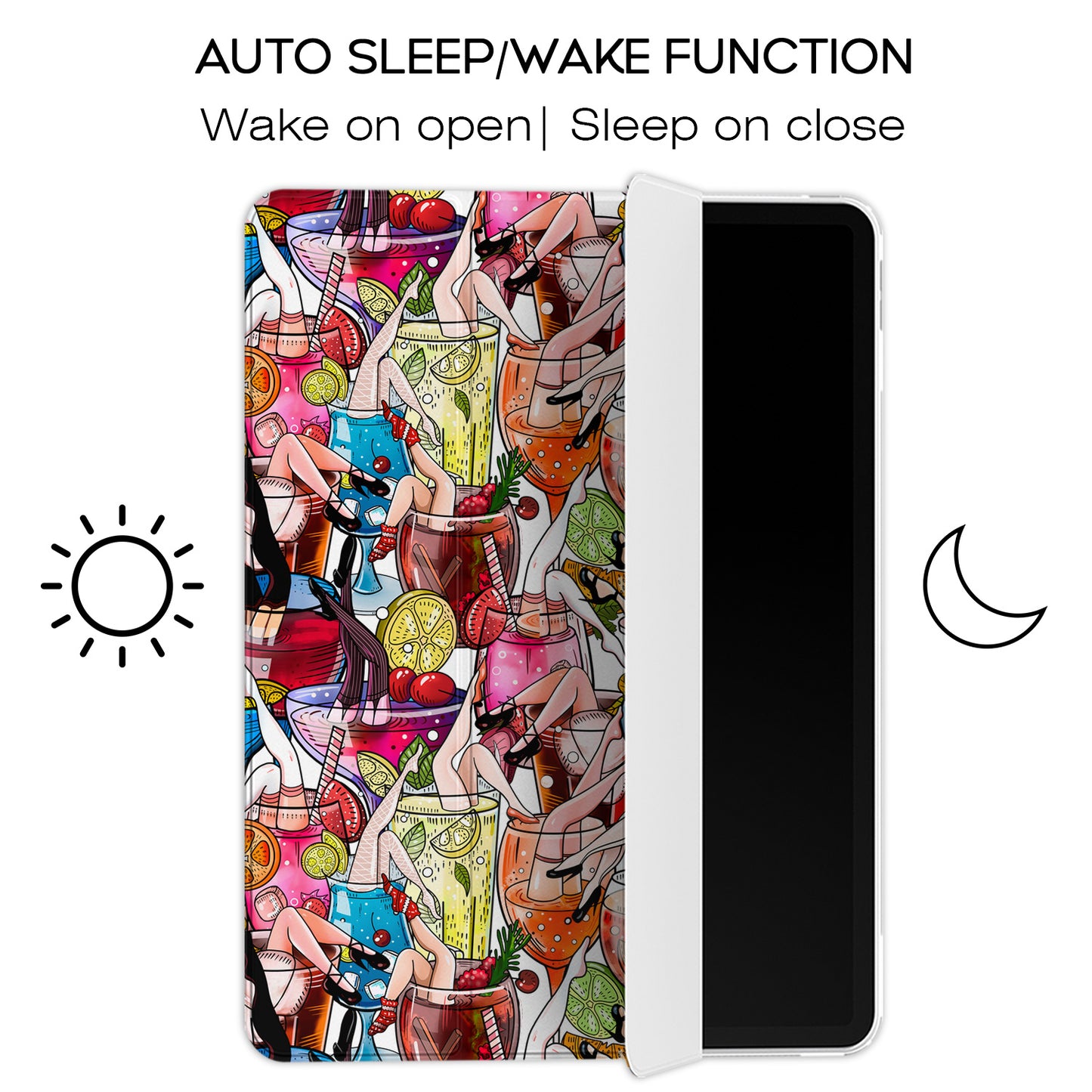 Cavka Apple iPad Smart Cover Girls Pin Up Cocktails