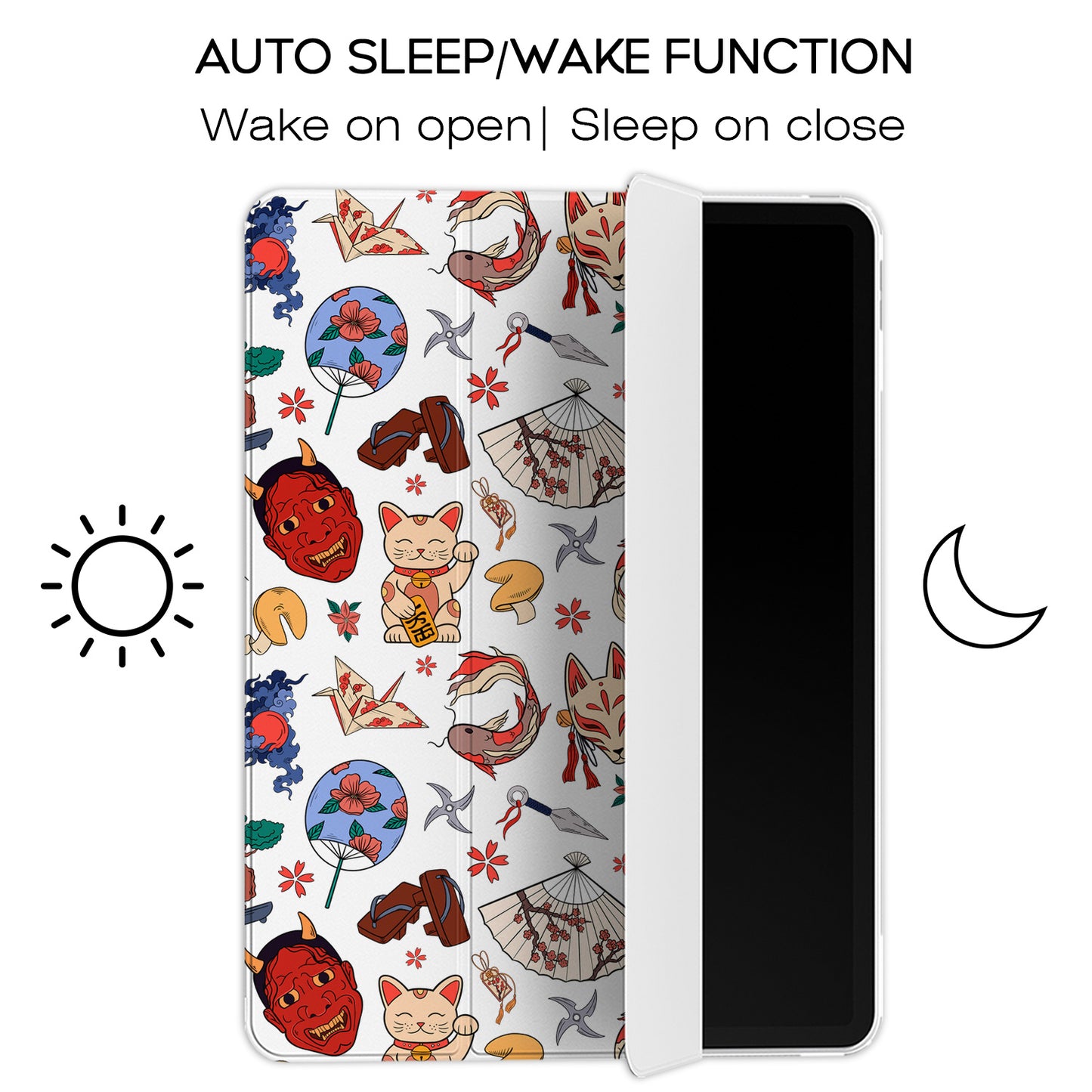 Cavka Apple iPad Smart Cover Japanese Vibe Pattern