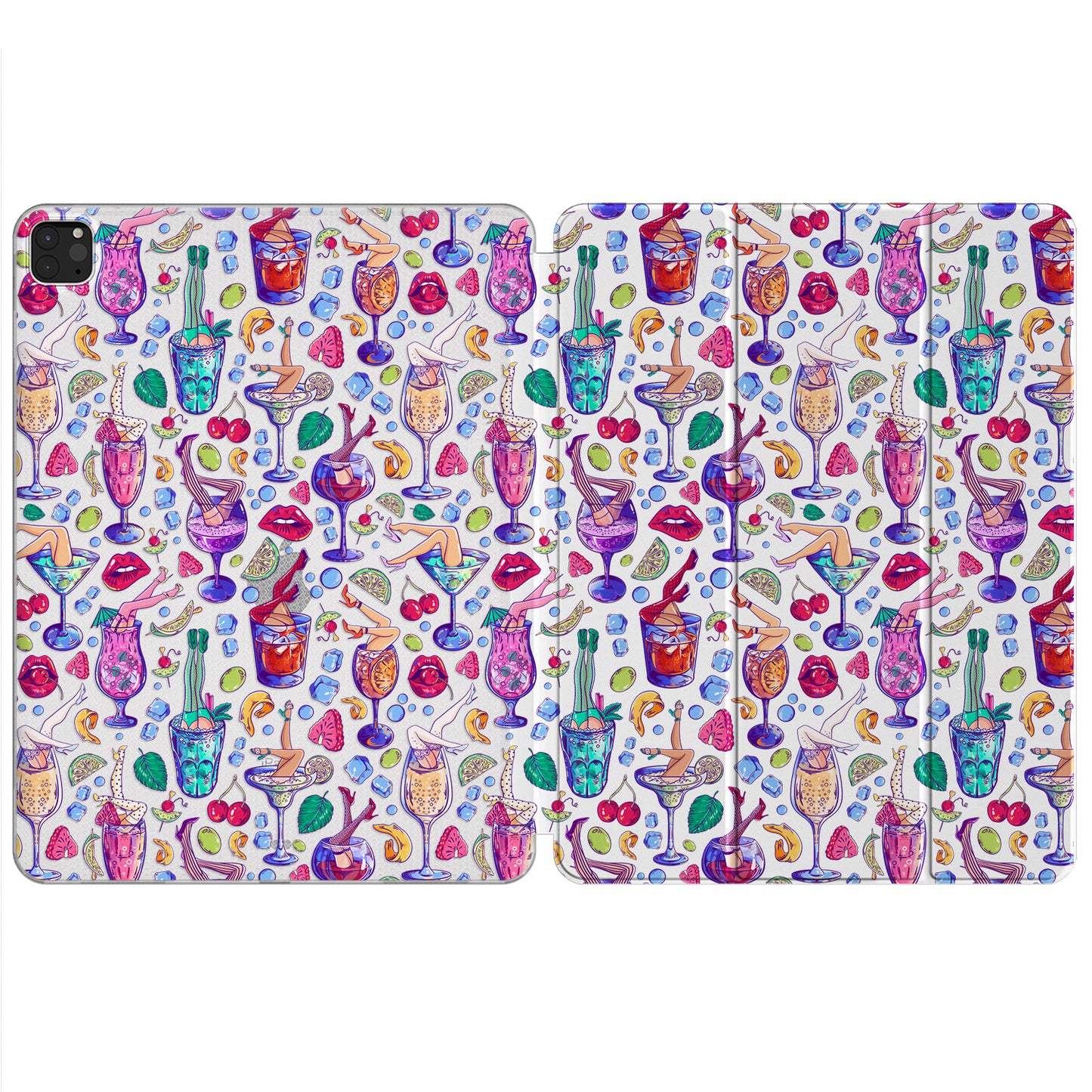 Cavka Apple iPad Smart Cover Girlish Pin Up Cocktails