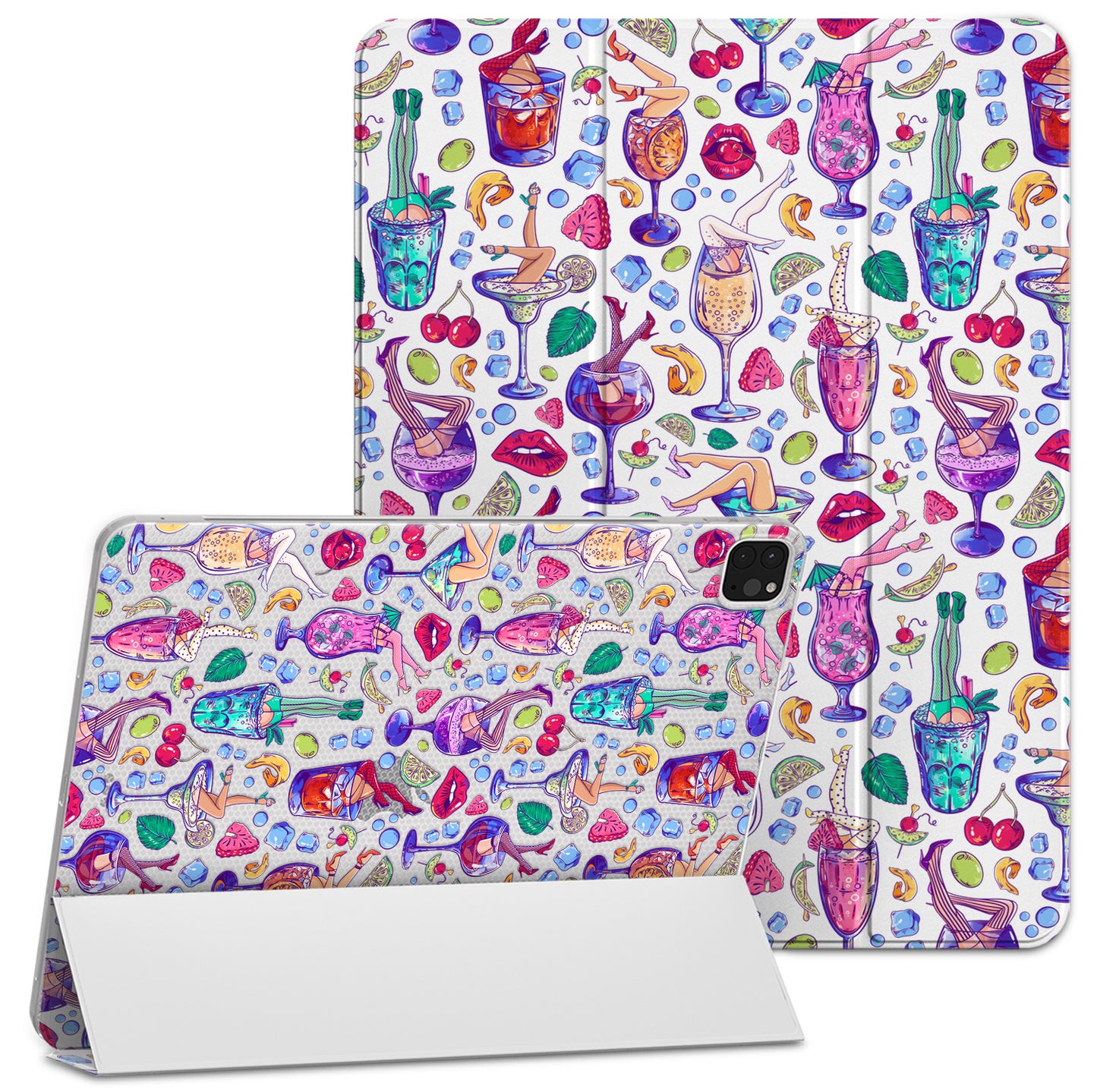 Cavka Apple iPad Smart Cover Girlish Pin Up Cocktails