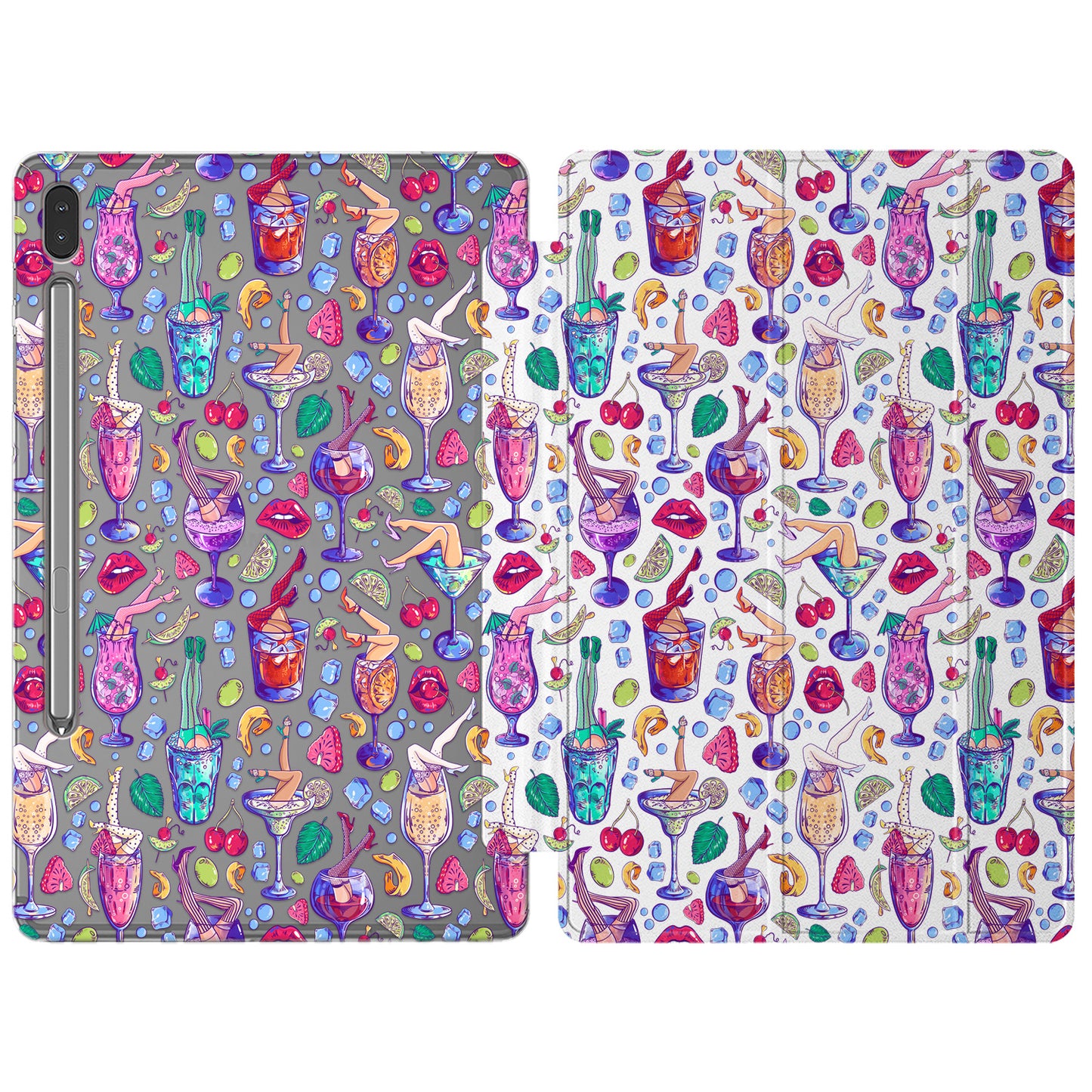 Cavka Apple iPad Smart Cover Girlish Pin Up Cocktails