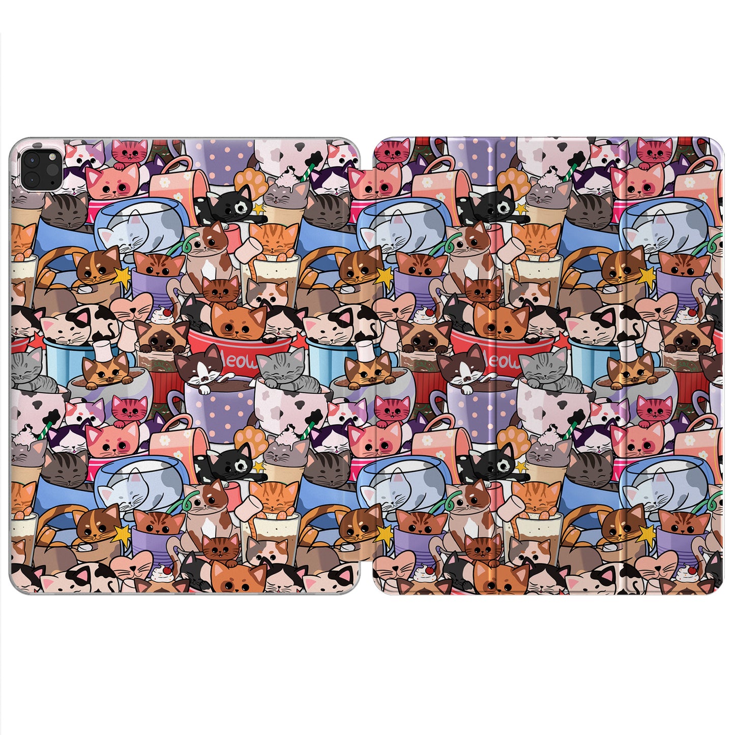 Cavka Apple iPad Smart Cover Coffee Cats