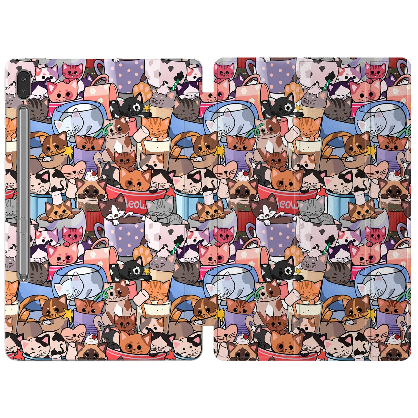 Cavka Apple iPad Smart Cover Coffee Cats