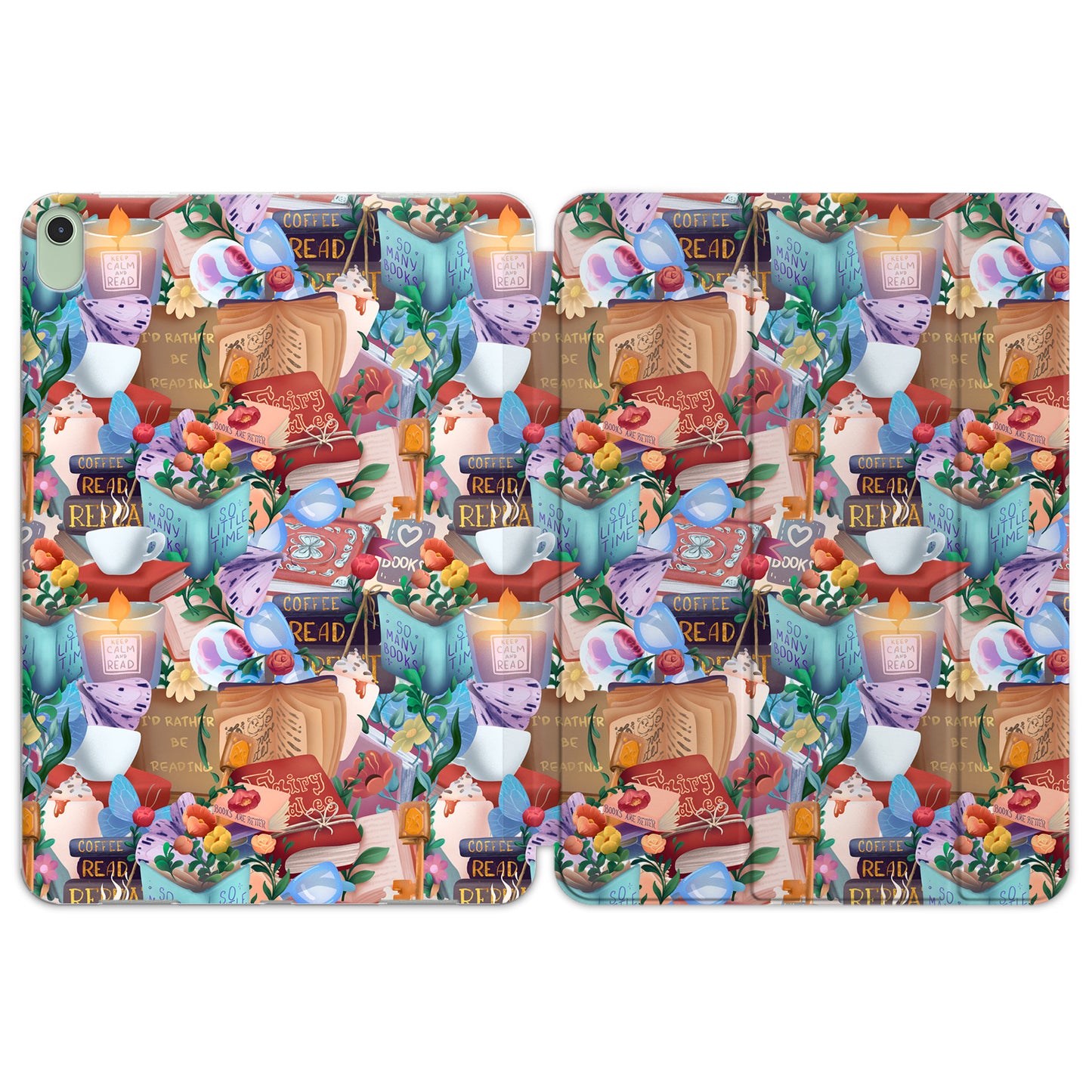 Cavka Apple iPad Smart Cover Floral Books