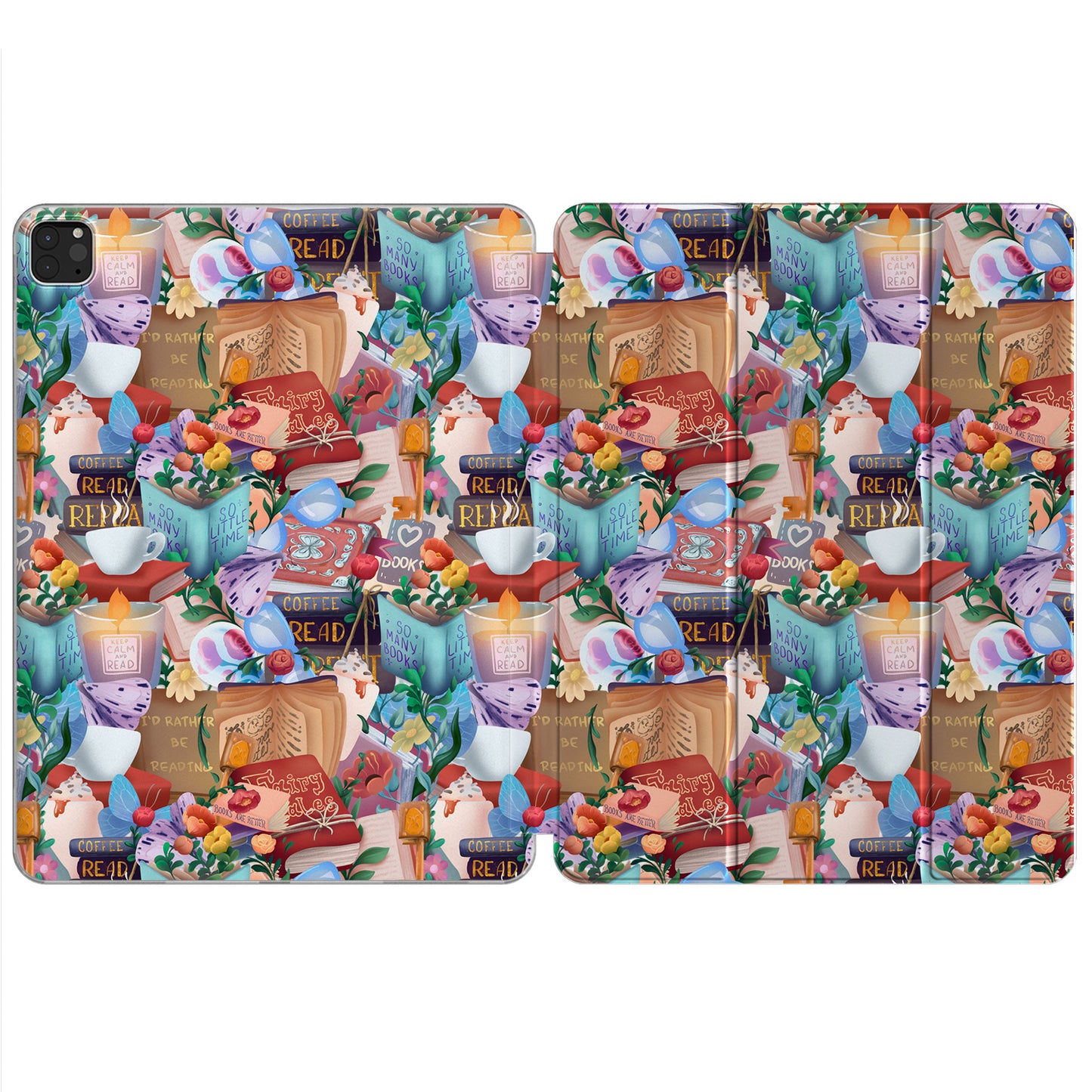 Cavka Apple iPad Smart Cover Floral Books