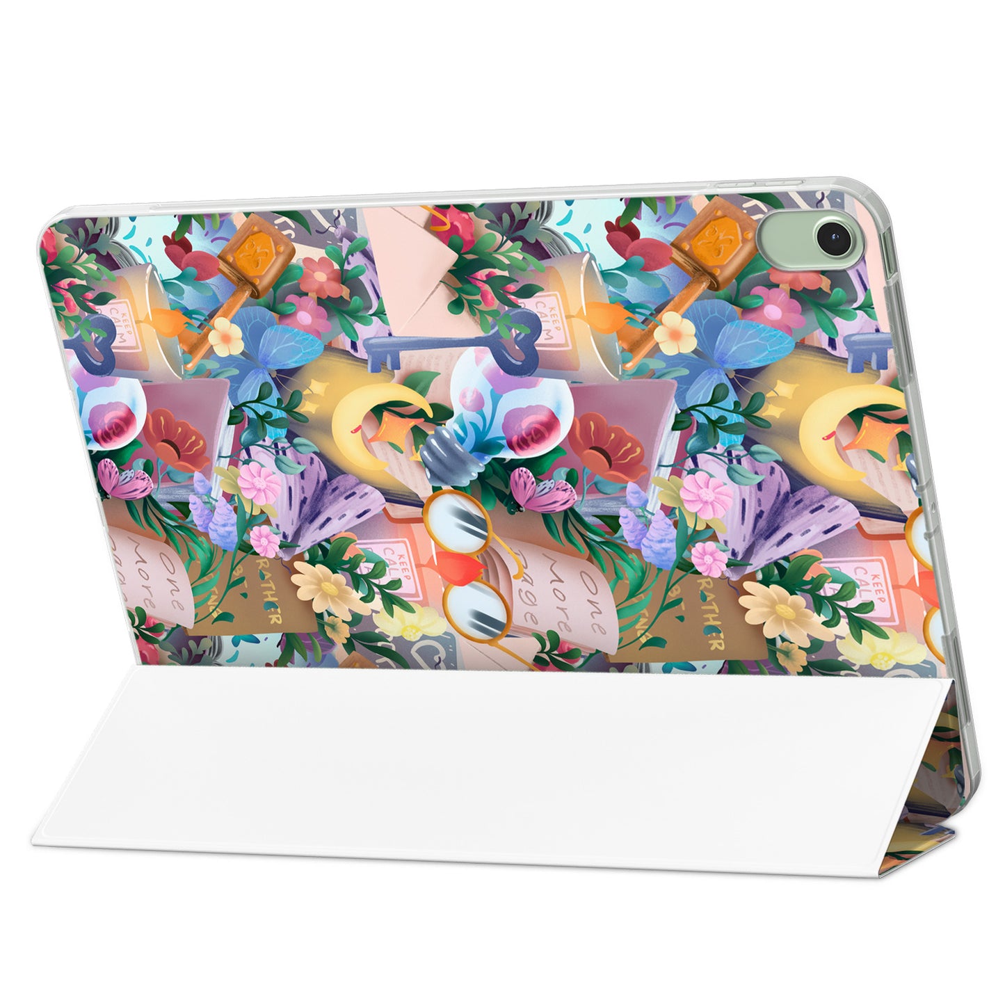 Cavka Apple iPad Smart Cover Flowers Books