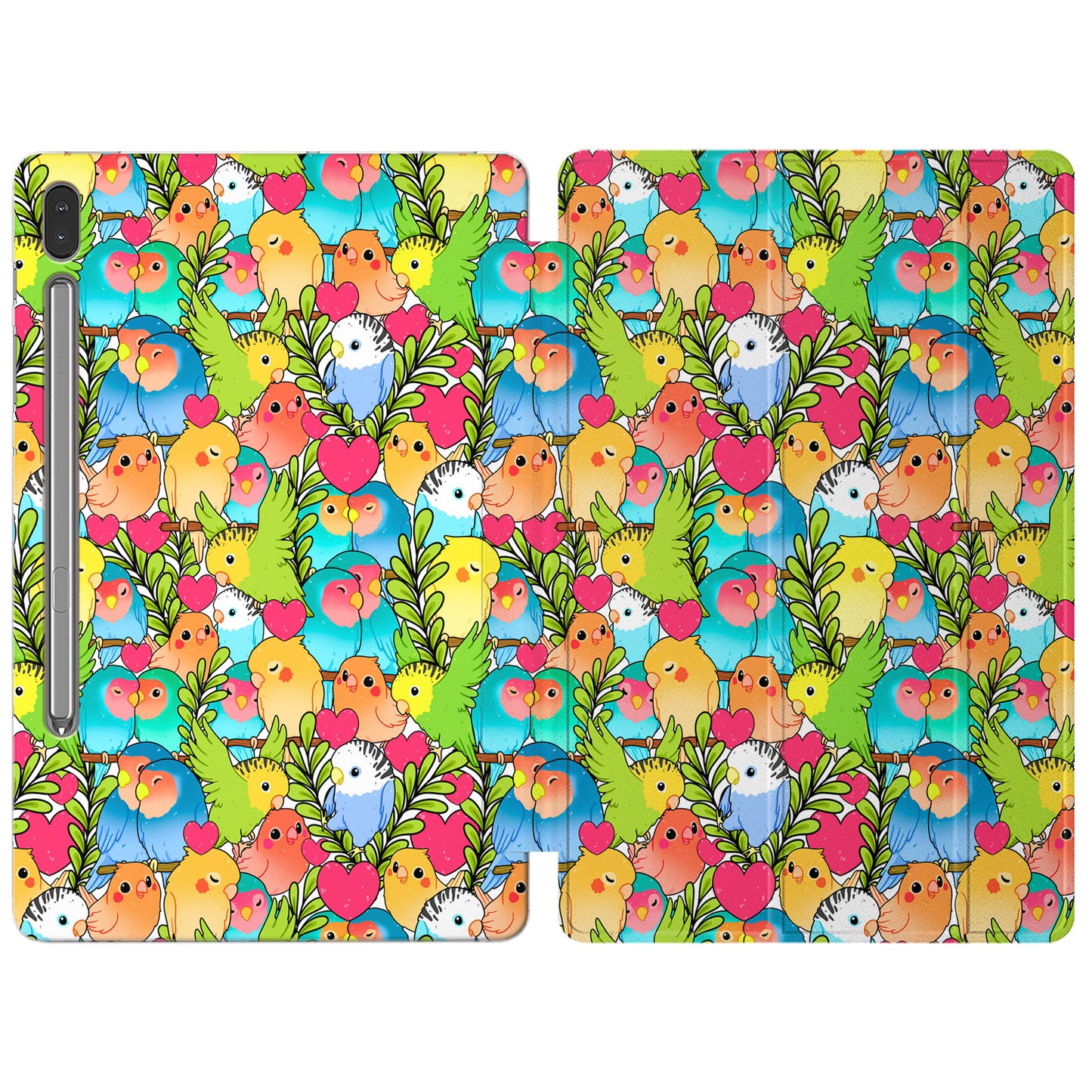 Cavka Apple iPad Smart Cover Kawaii Parrots
