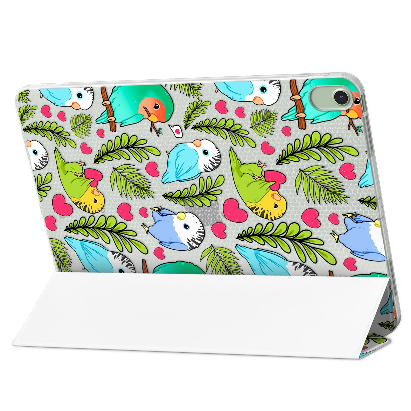 Cavka Apple iPad Smart Cover Pretty Kawaii Parrots