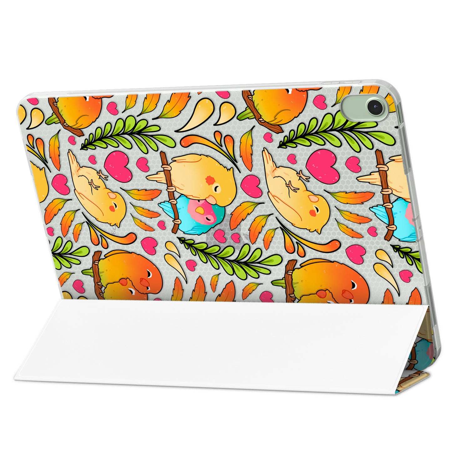 Cavka Apple iPad Smart Cover Lovely Kawaii Parrots