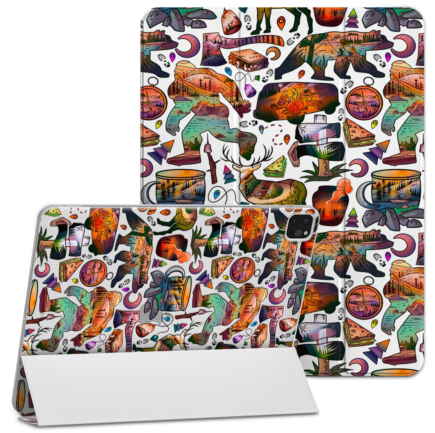 Cavka Apple iPad Smart Cover Wanderlust Animals