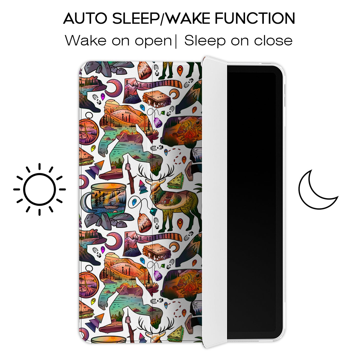 Cavka Apple iPad Smart Cover Wanderlust Animals