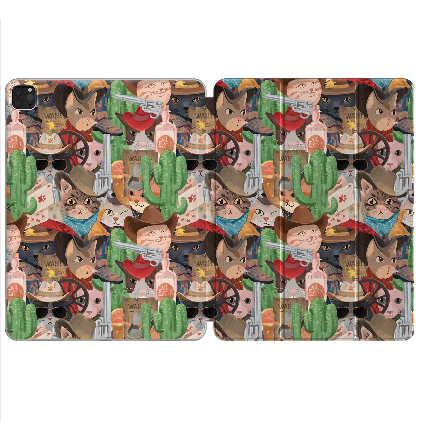Cavka Apple iPad Smart Cover Cute Cowboy Cats