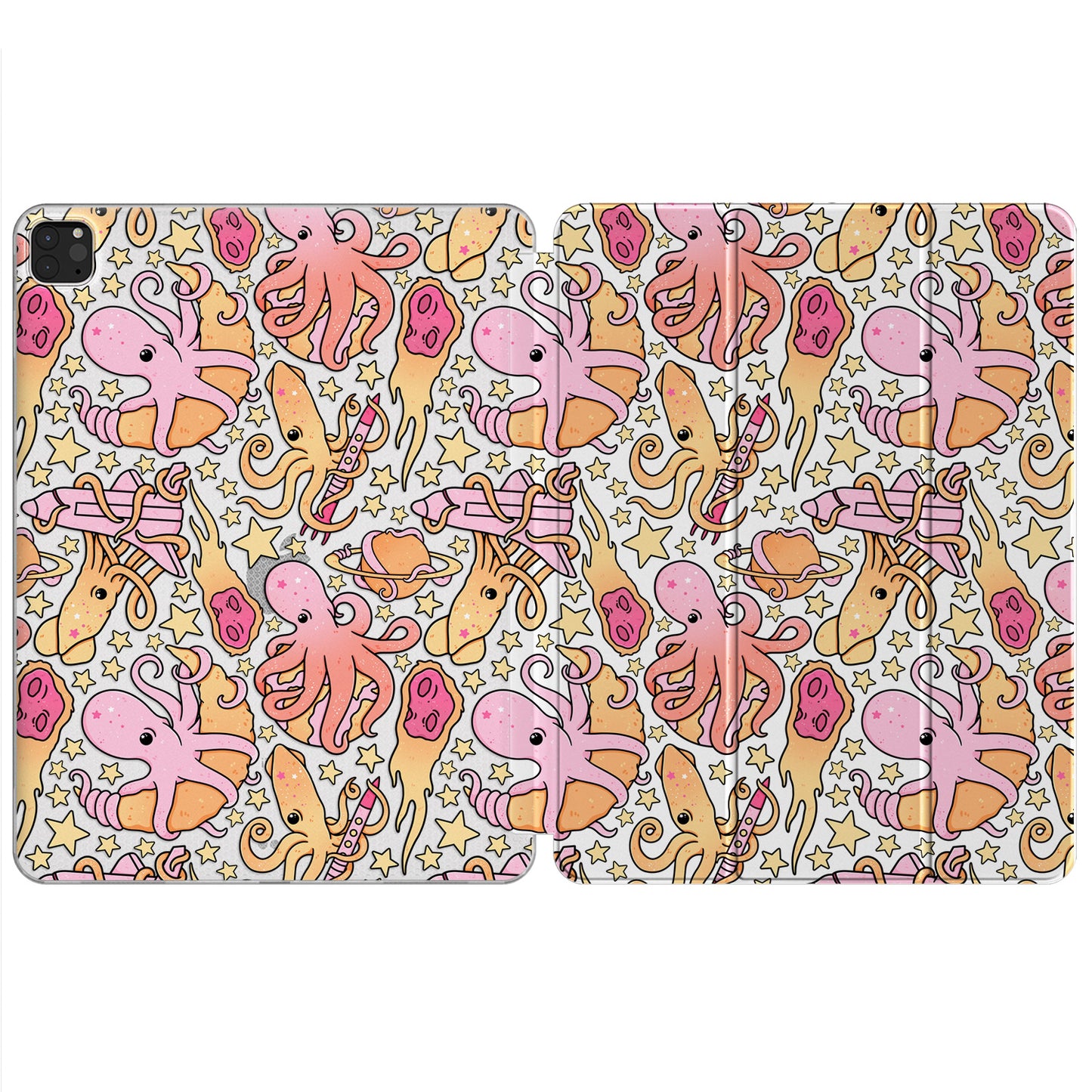 Cavka Apple iPad Smart Cover Funny Space Octopus