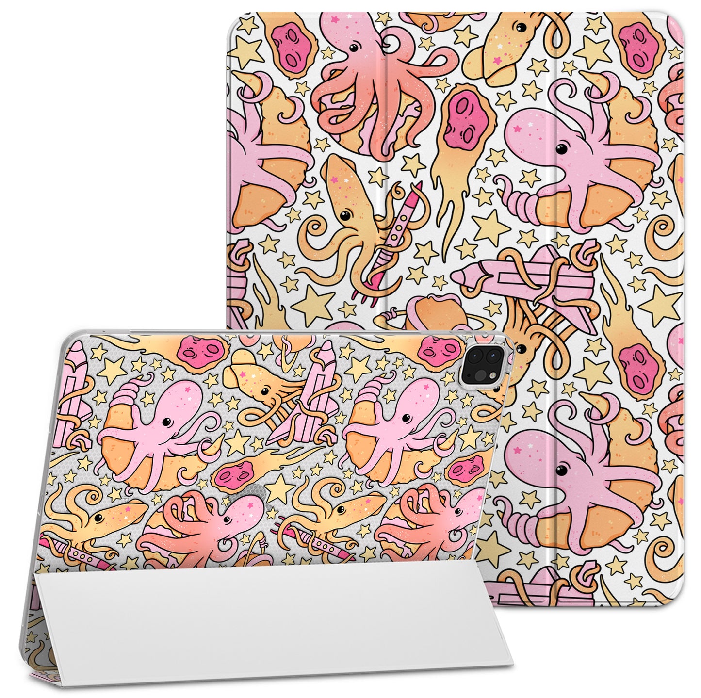 Cavka Apple iPad Smart Cover Funny Space Octopus