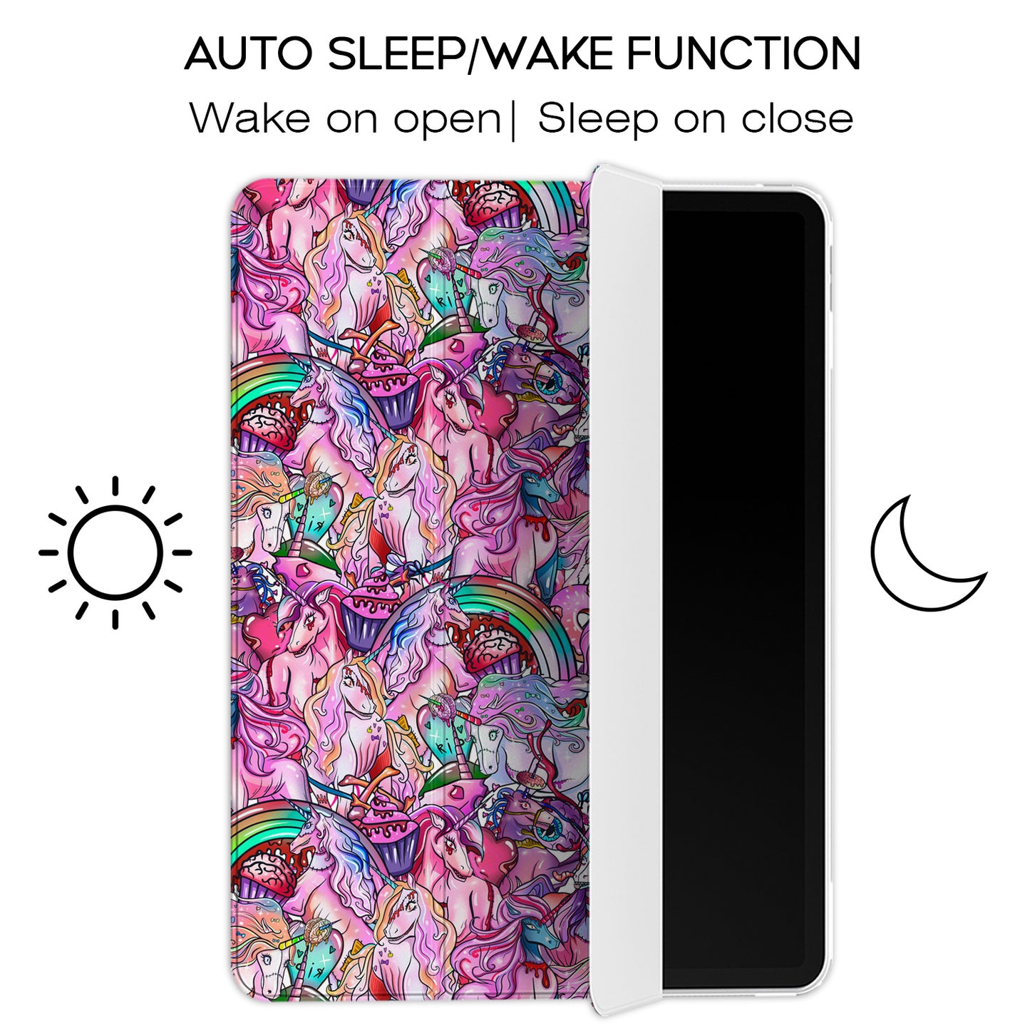 Cavka Apple iPad Smart Cover Funny Zombie Horses