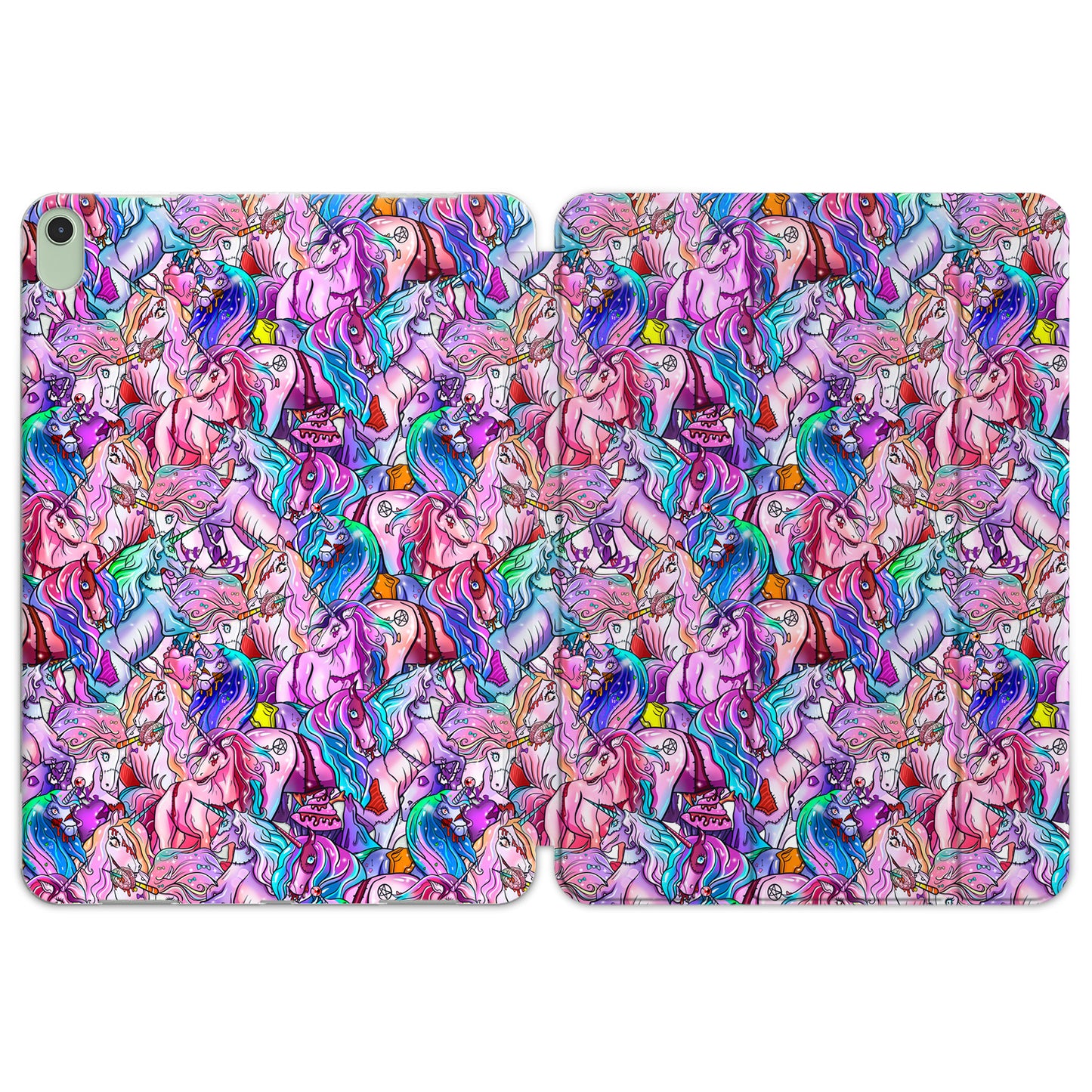 Cavka Apple iPad Smart Cover Purple Zombie Horses