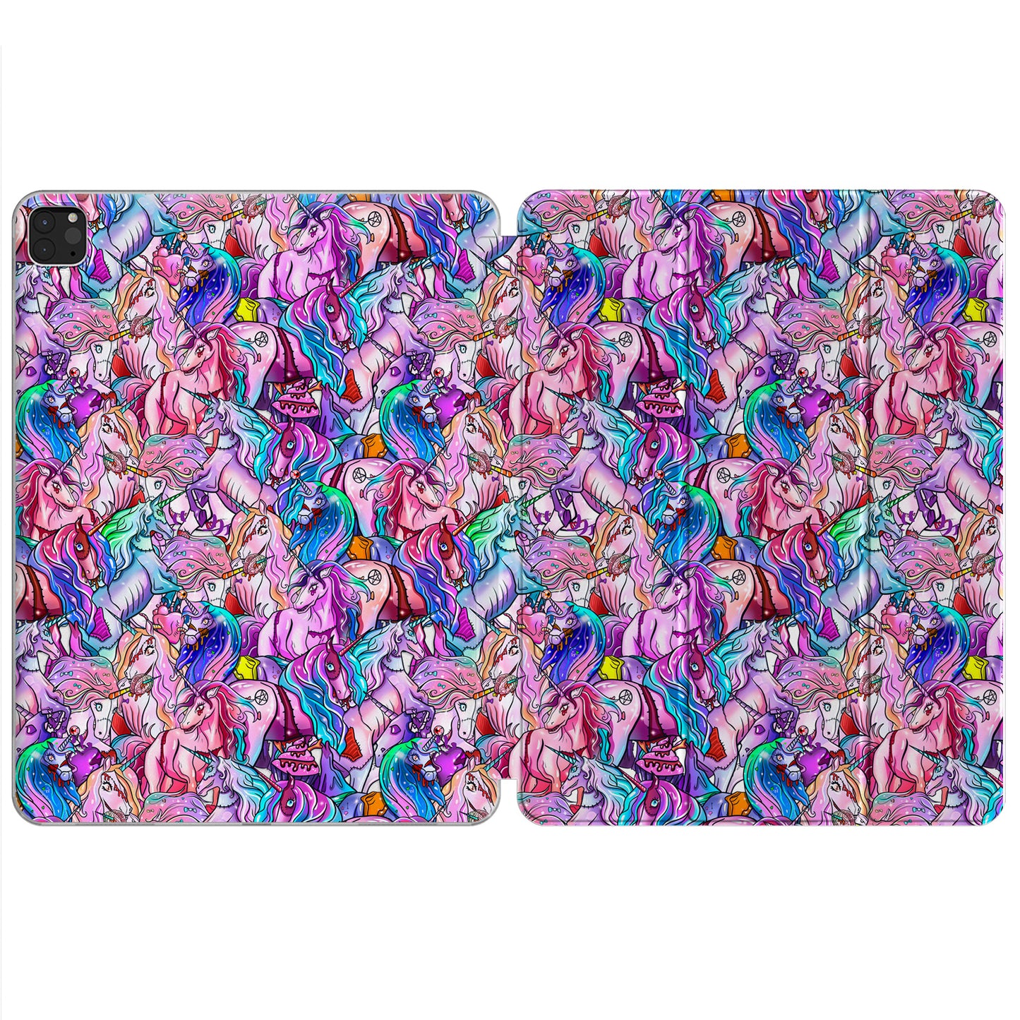 Cavka Apple iPad Smart Cover Purple Zombie Horses
