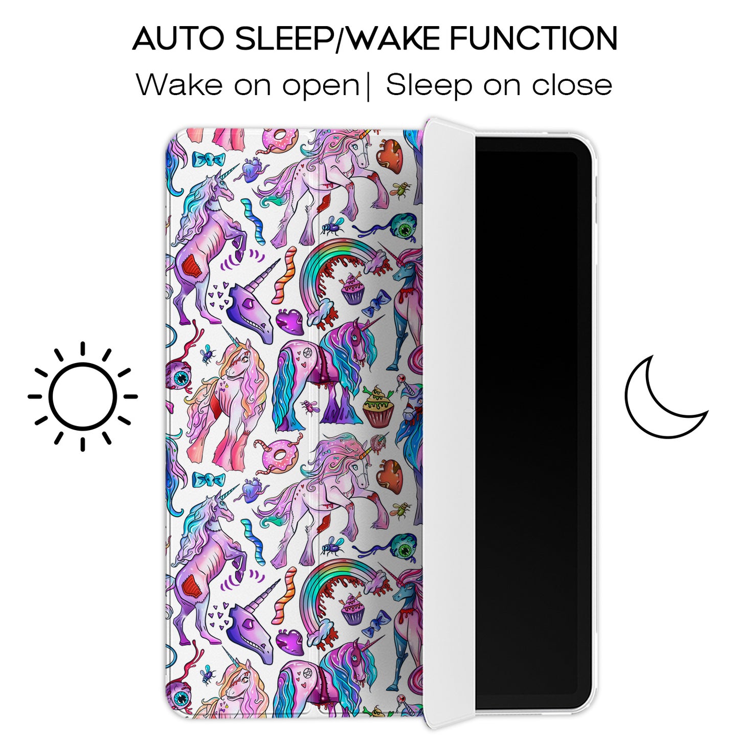Cavka Apple iPad Smart Cover Cute Zombie Horses