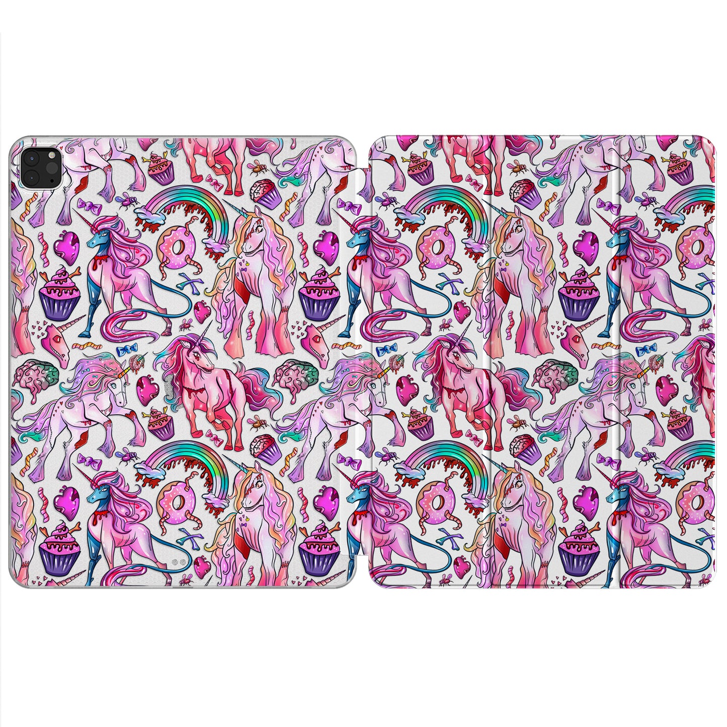 Cavka Apple iPad Smart Cover Pink Zombie Horses