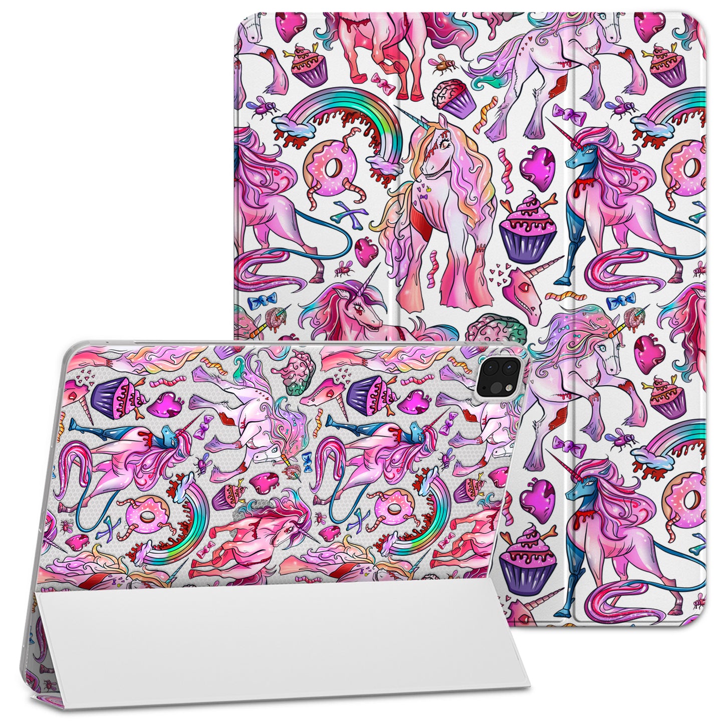 Cavka Apple iPad Smart Cover Pink Zombie Horses