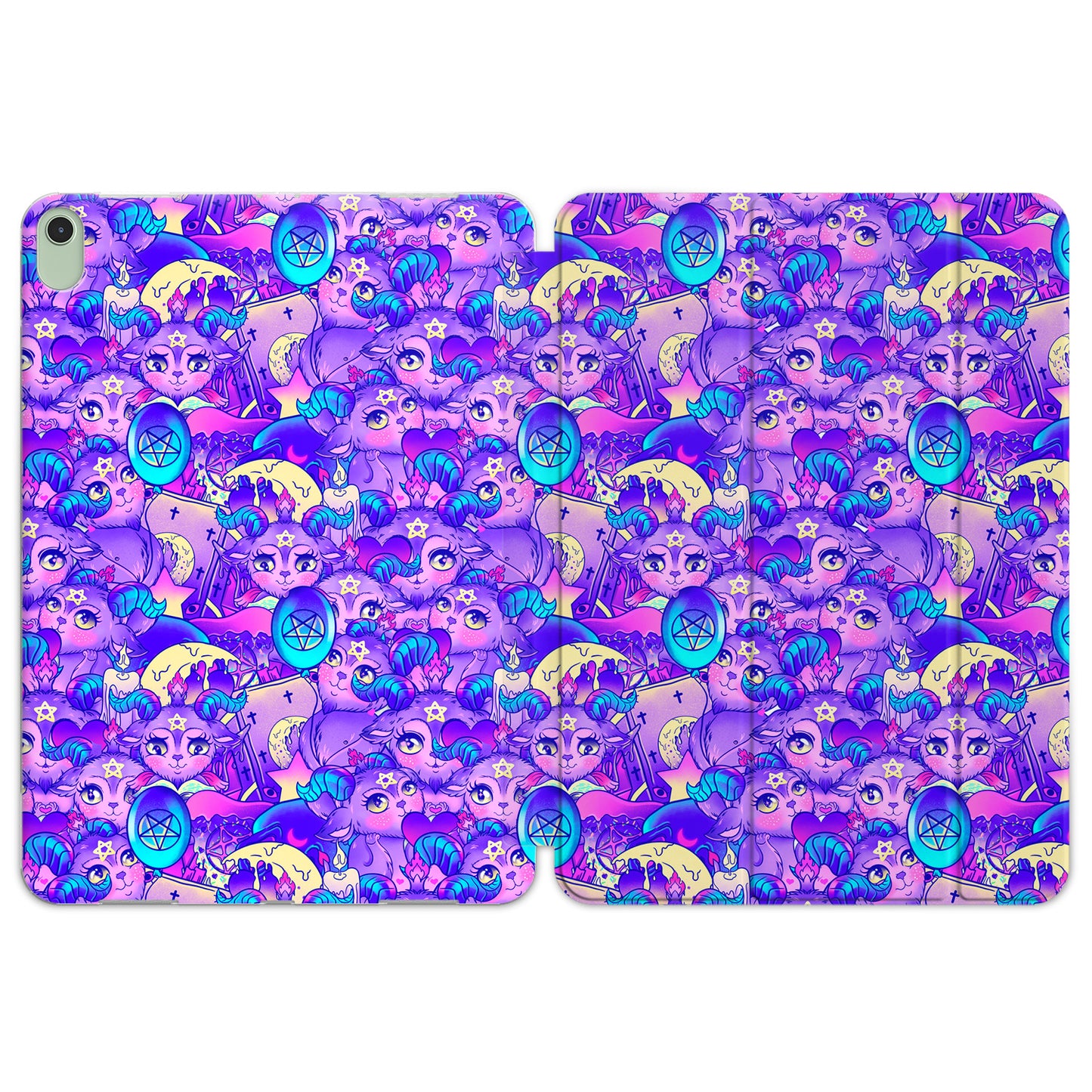 Cavka Apple iPad Smart Cover Purple Cute Baphomet