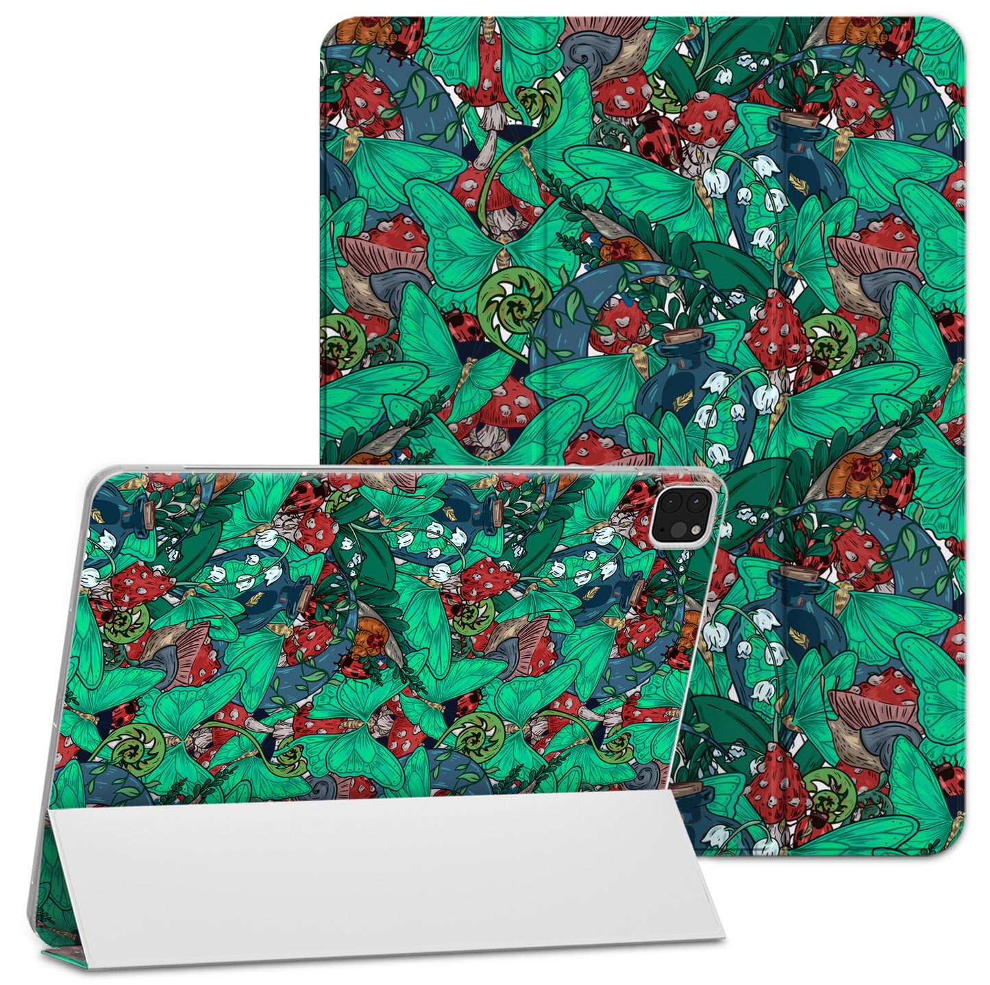 Cavka Apple iPad Smart Cover Green Moon Moth