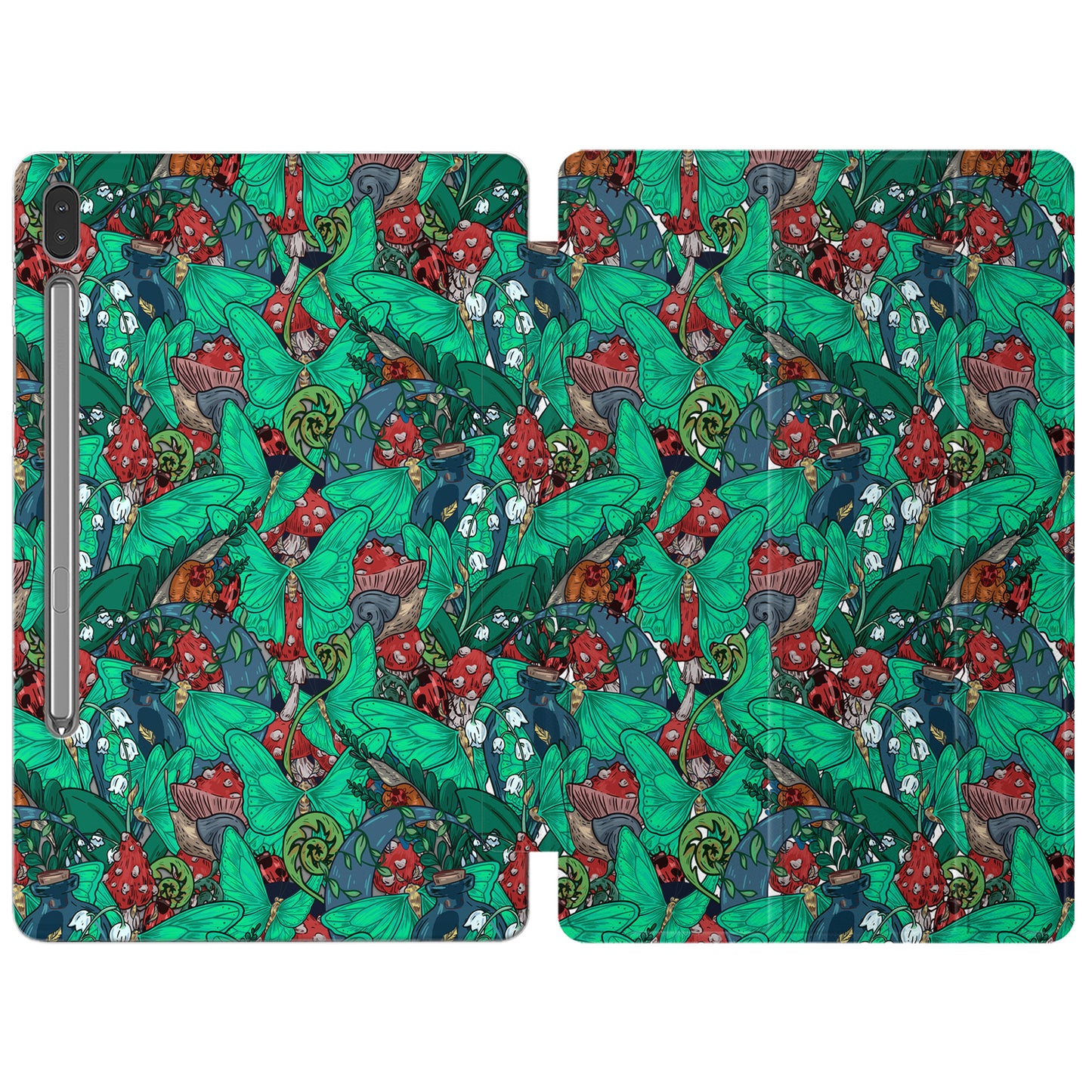 Cavka Apple iPad Smart Cover Green Moon Moth