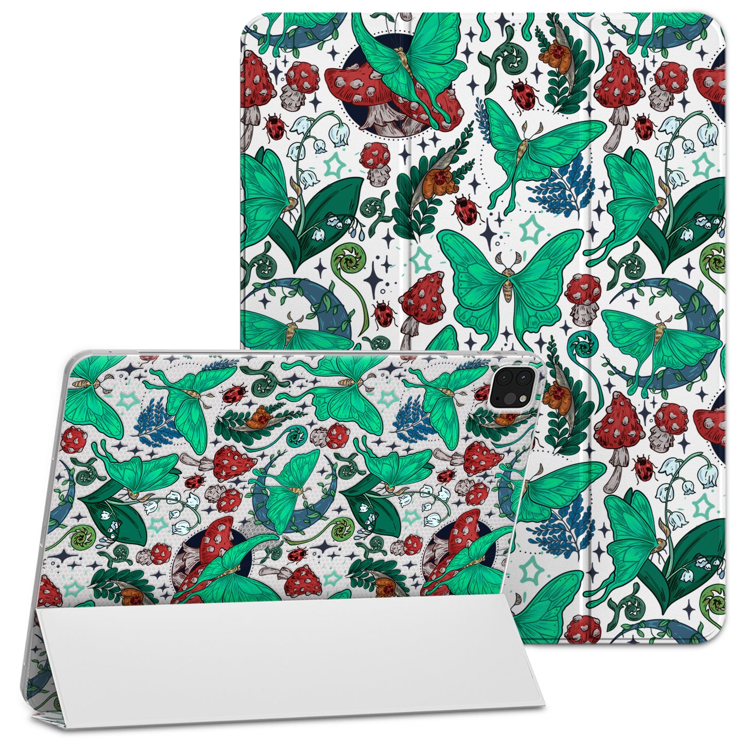 Cavka Apple iPad Smart Cover Green Forest Moth